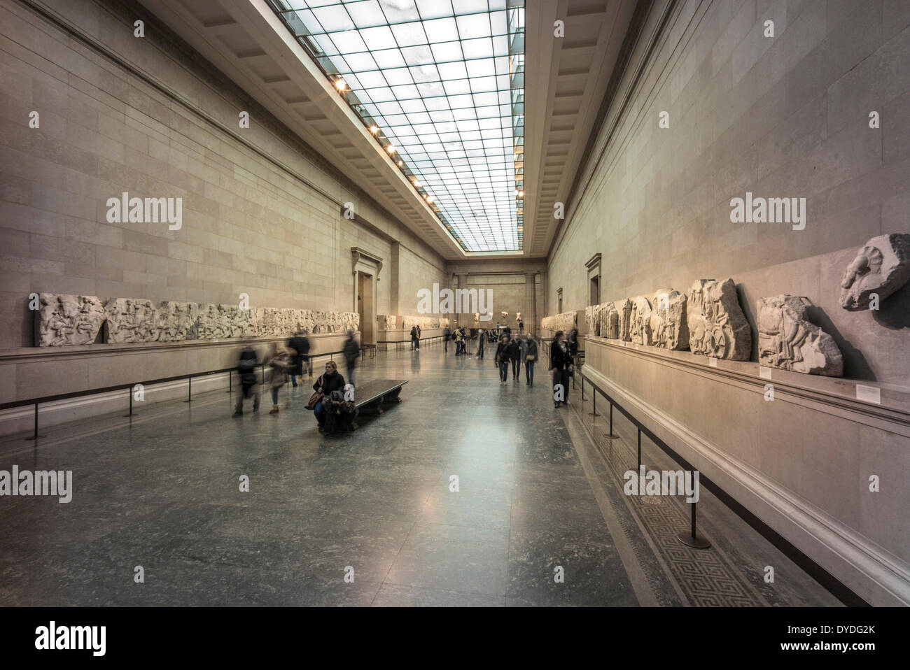 Du Parthénon au British Museum. Banque D'Images