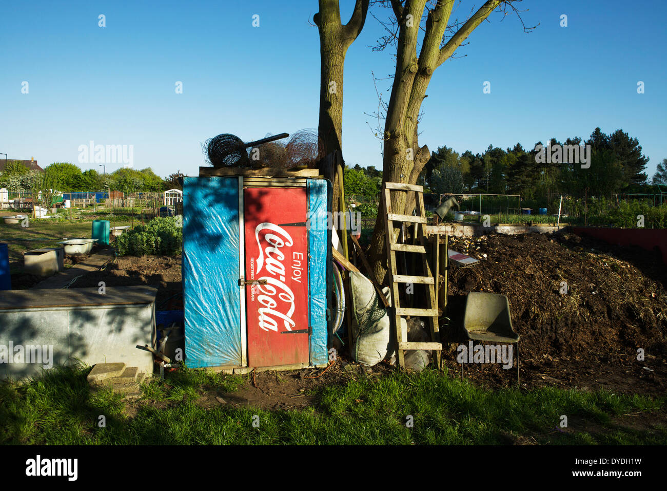 Le nord de Londres dans Carter Hatch Lane, dans le quartier londonien d'Enfield, Angleterre, Royaume-Uni. Banque D'Images