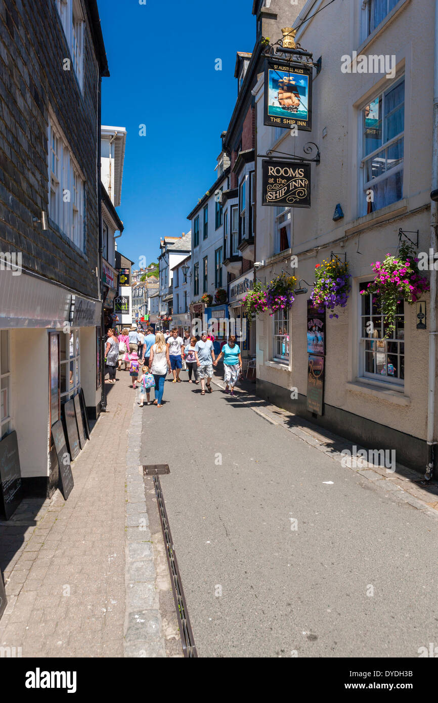 Ruelle de Looe. Banque D'Images