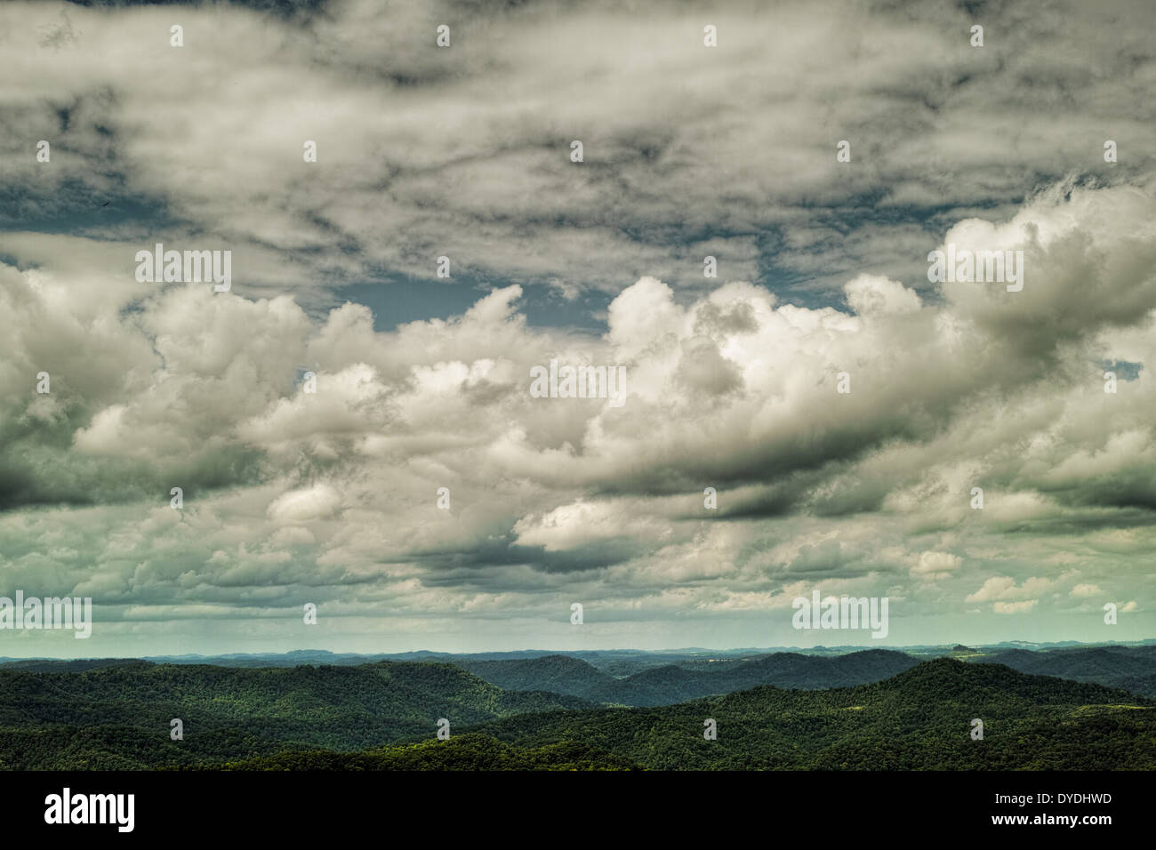 Nuages sur Cumberlands Banque D'Images