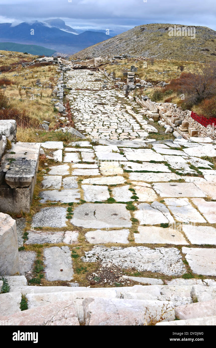 Histoire de l'antiquité romaine grecque turquie empire romain bâtiment architecture archéologie sagalassos Anatolie byzantine Byzance pis Banque D'Images Histoire de l'antiquité romaine grecque turquie empire romain bâtiment architecture archéologie sagalassos Anatolie byzantine Byzance pis Banque D'Images