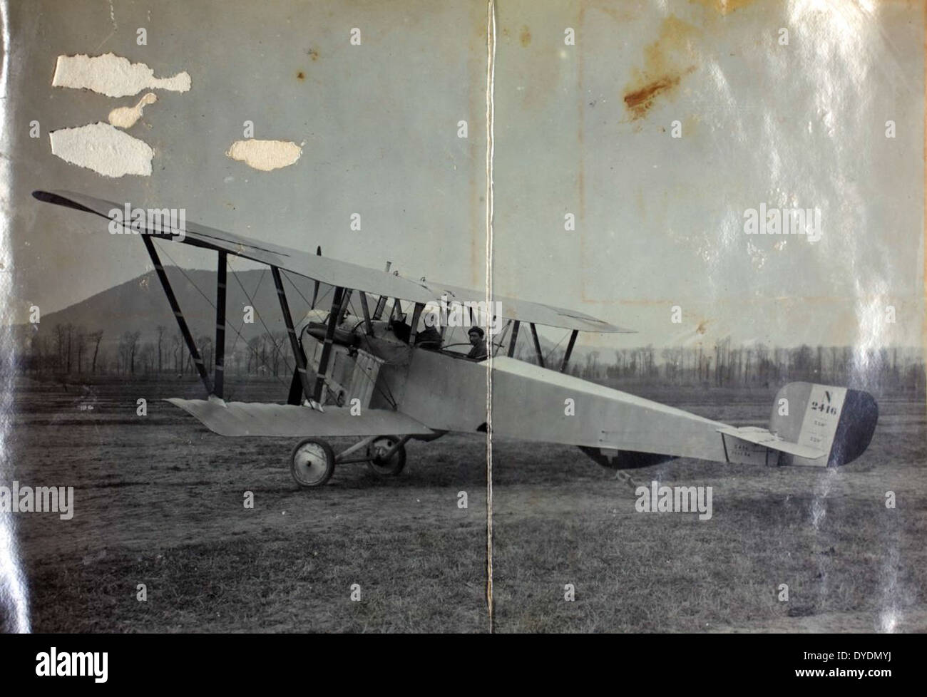 James Faye était un aviateur de la première Guerre mondiale qui a servi en France pendant le conflit. Ses contributions font partie des débuts du combat aérien, car l'aviation militaire évolue rapidement pendant la guerre. Banque D'Images