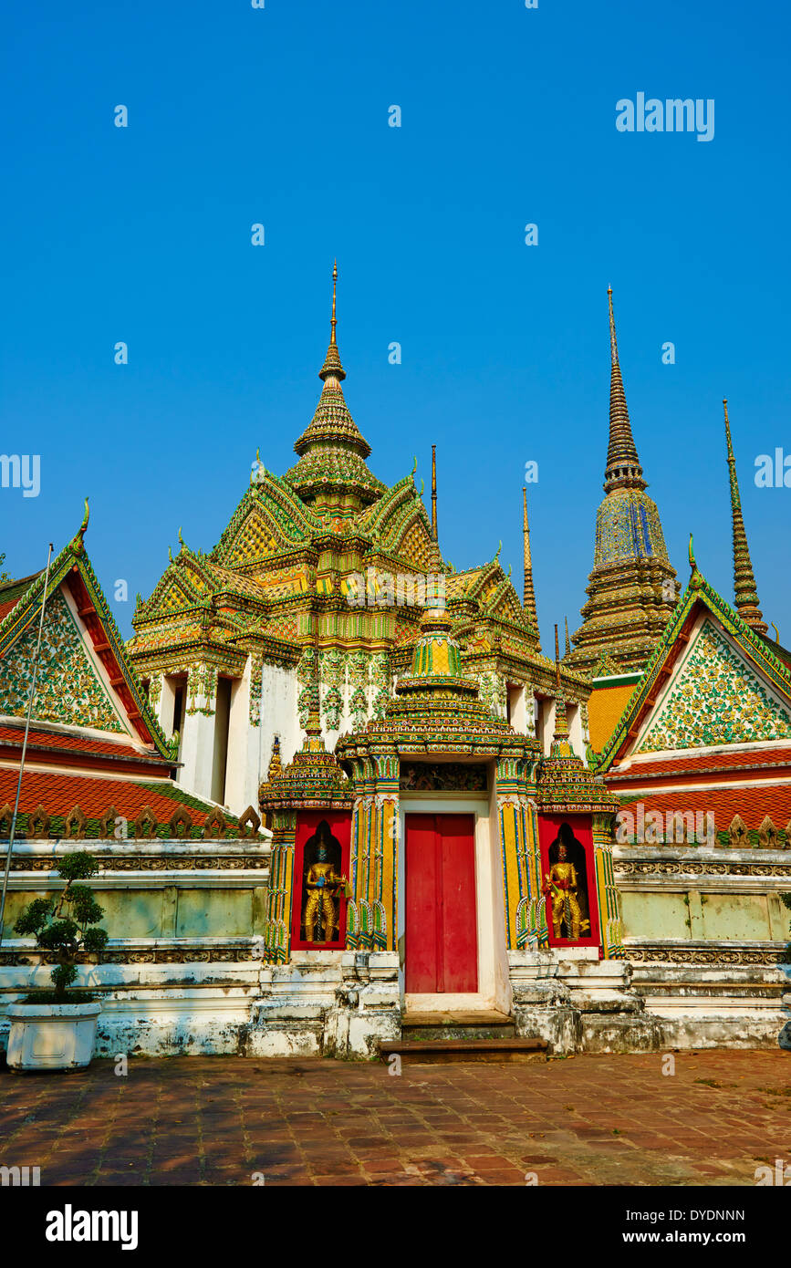 Thaïlande, Bangkok, Wat Pho, temple du Bouddha de couchage Banque D'Images