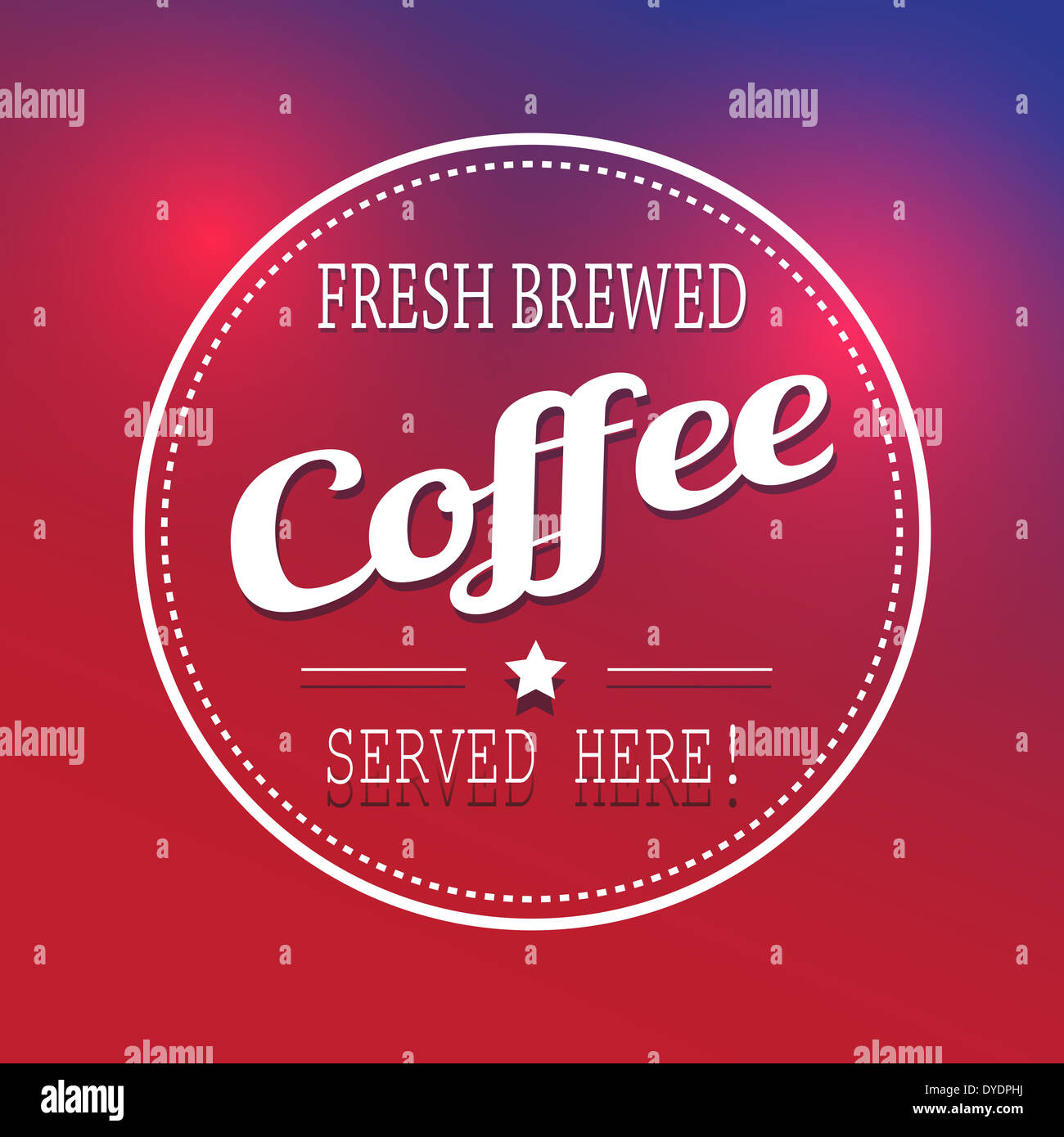 Café frais Restaurant Banner Banque D'Images