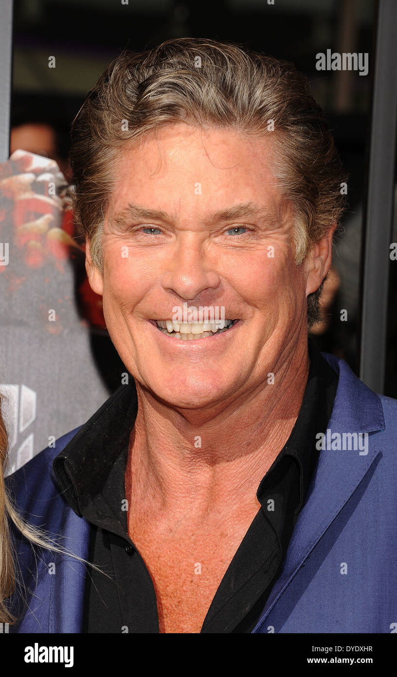 L'acteur David Hasselhoff Banque d'image et photos - Alamy