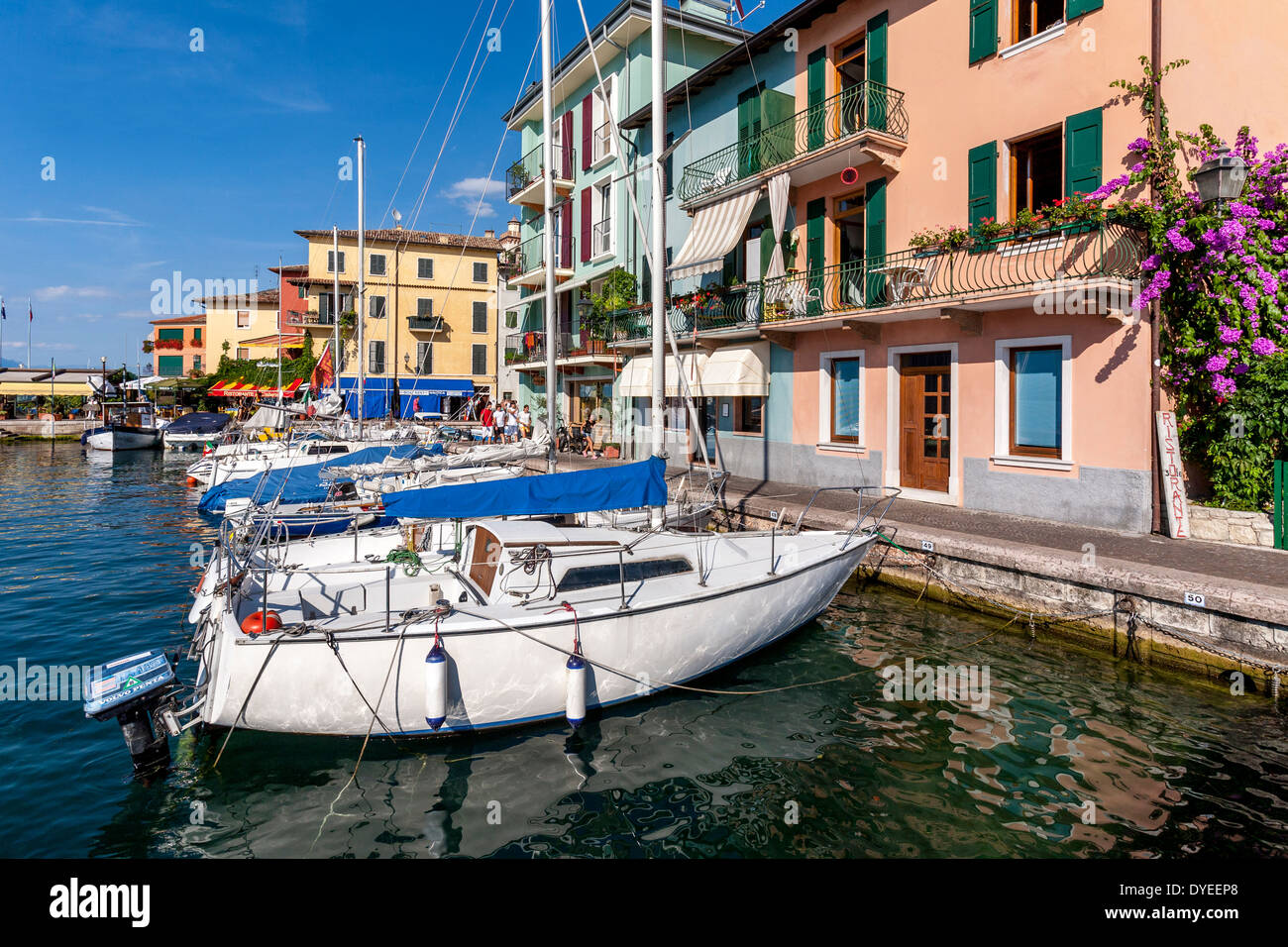 Castelletto di Brenzone, Lac de Garde, Vénétie, Italie Banque D'Images