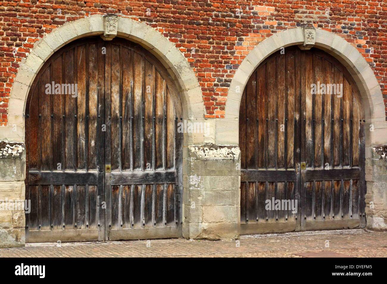 16ème siècle A.D. Portes stables Banque D'Images