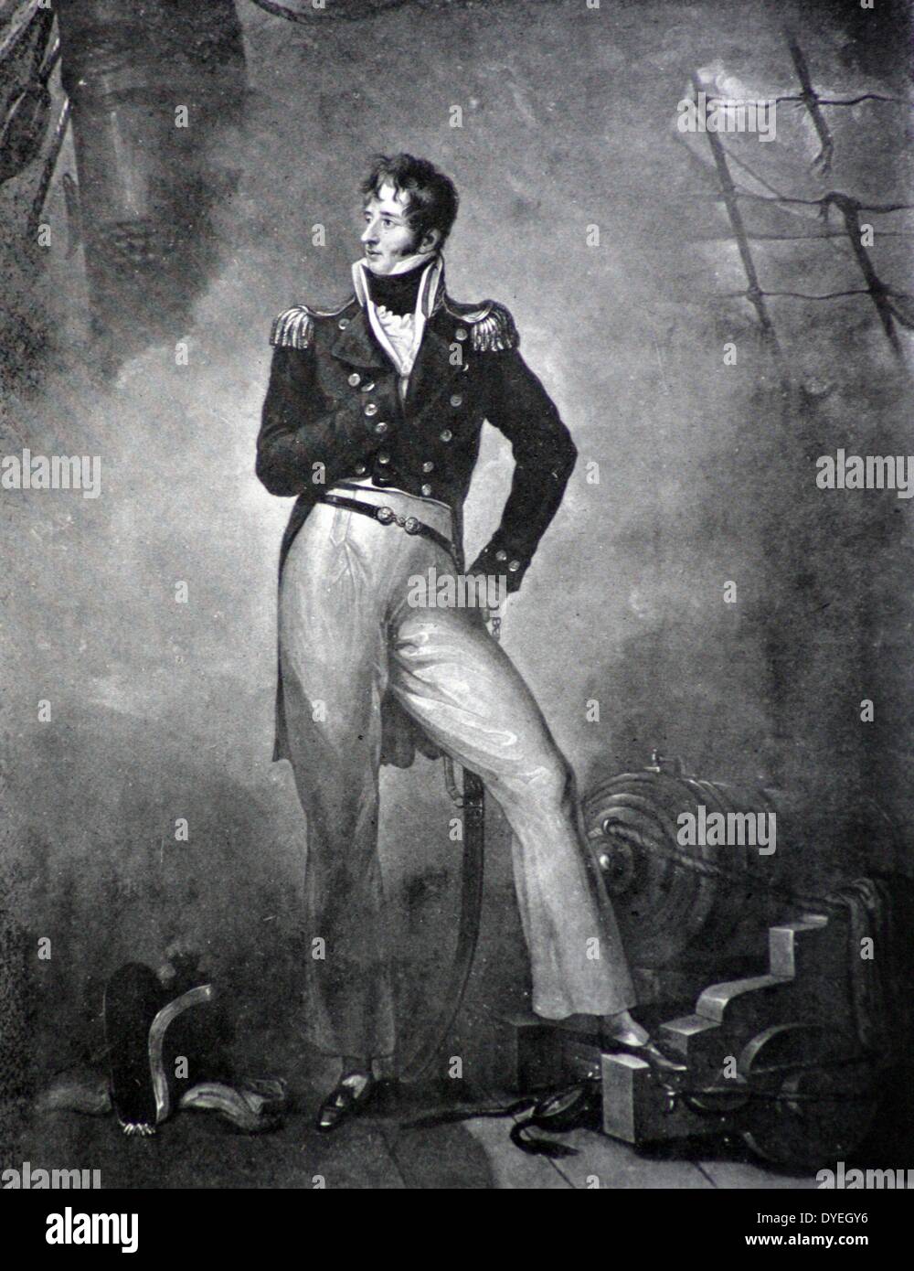 Thomas, Lord Cochrane, 1775-1860. L'un des meilleurs combattants dans la Marine, il était toujours son pire ennemi et son tempérament ingouvernable et de mordre la langue fait de lui beaucoup d'ennemis. Banque D'Images