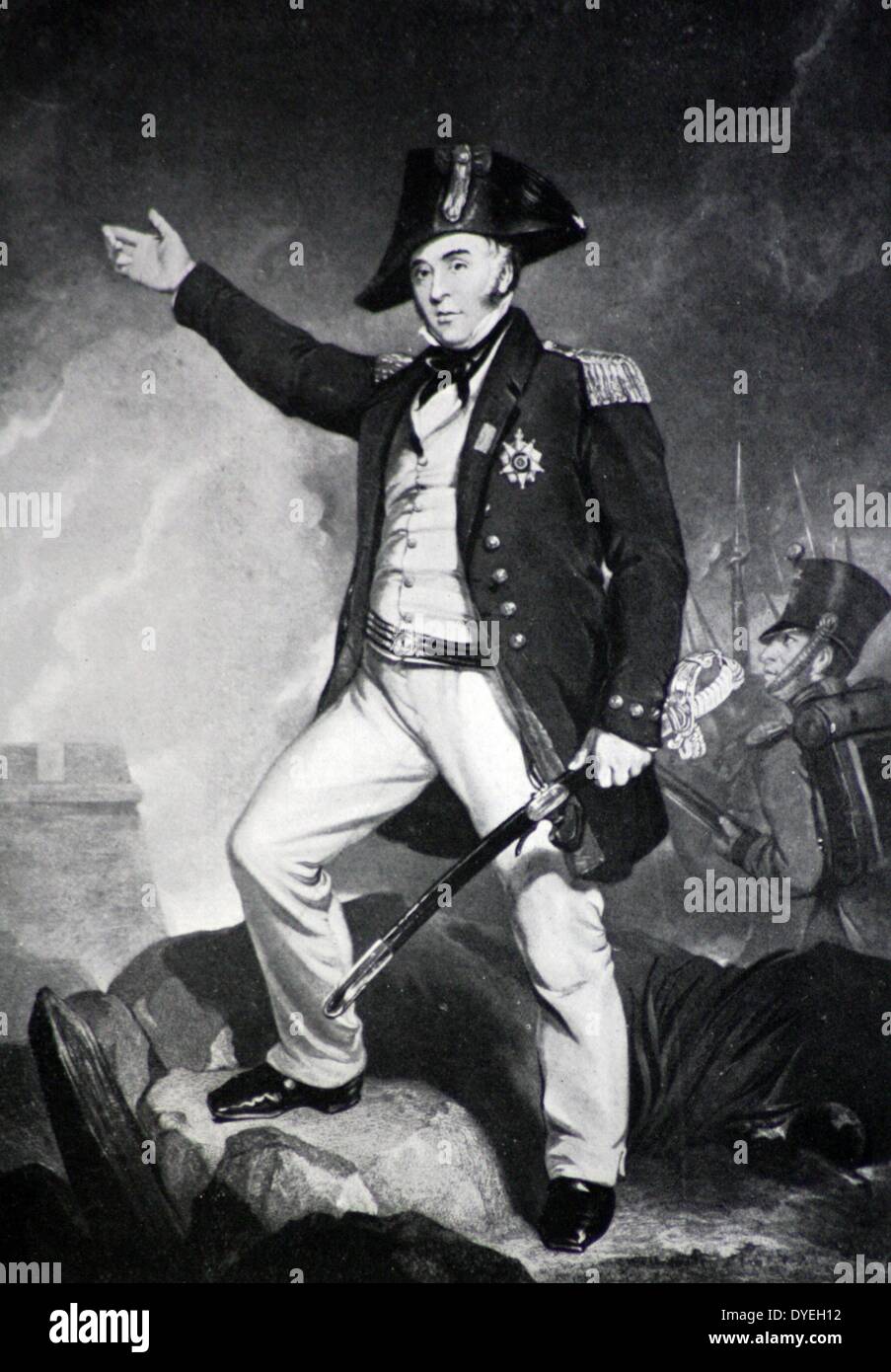 Sir Charles Napier (1786-1860) fait un grand nom pour lui-même comme un marin, d'un soldat et d'une obstruction systématique et sa carrière est l'une des plus extraordinaires histoires dans l'histoire de la marine britannique. Banque D'Images