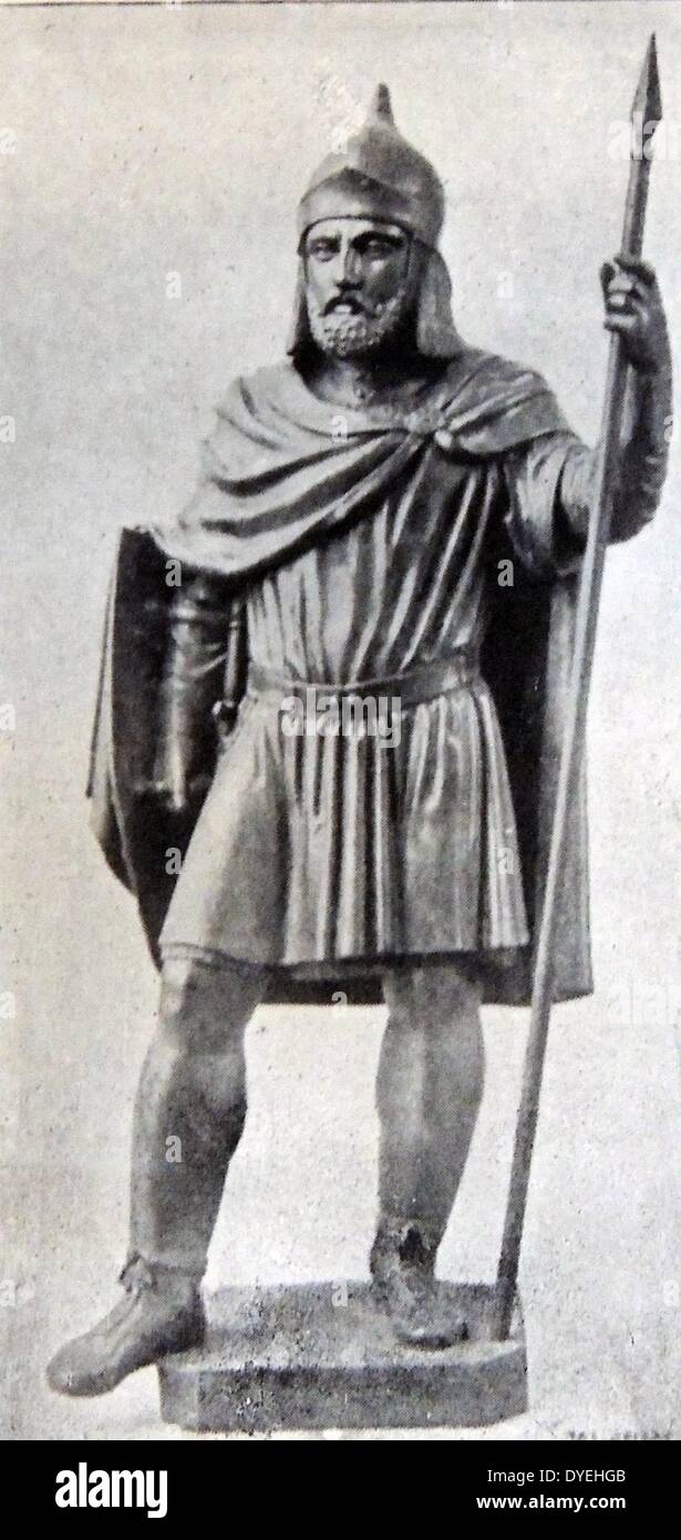 Olaf Tryggvason (960-1000) fut roi de Norvège à partir de 995-1000, et arrière-petit-fils d'Harald Fairhair, premier roi de Norvège. Banque D'Images