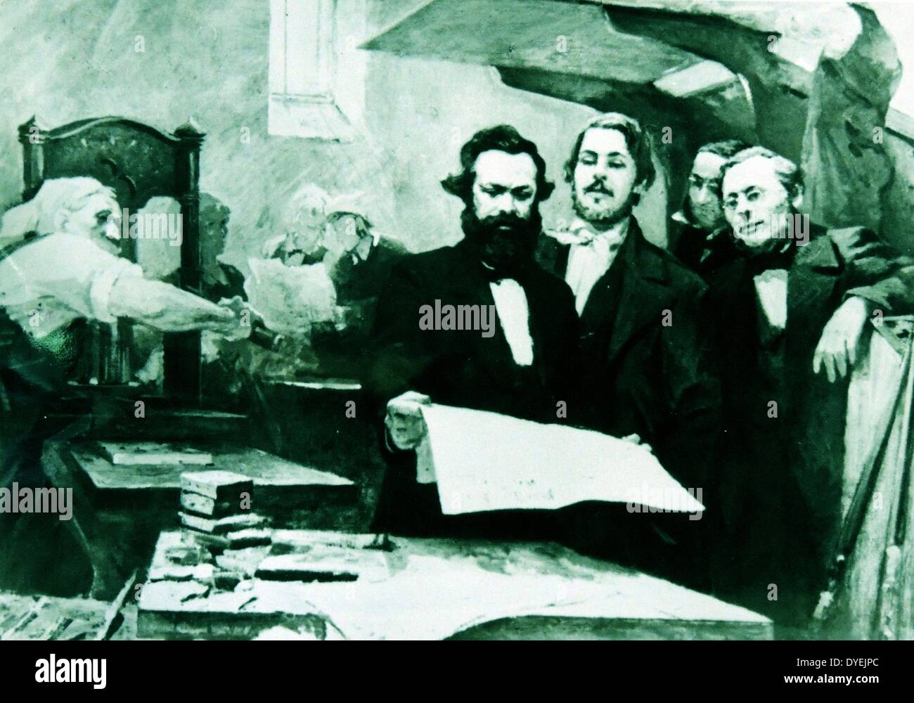 Karl Marx (5 mai 1818 - 14 mars 1883) et Friedrich Engels (allemand : [ ?f ?i ?d ? ?ç ? ? ? ?ls] ; 28 novembre 1820 - 5 août 1895) était un chercheur en sciences sociales, l'auteur, théoricien politique. marx était un philosophe, économiste, sociologue, historien, journaliste et socialiste révolutionnaire. 1848 Banque D'Images