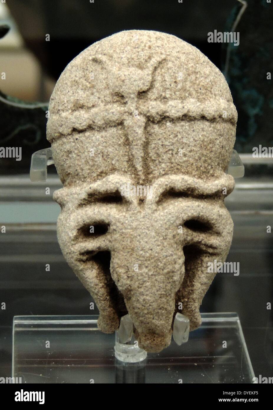 Parure de tête Ram grès 700 AV Kawa. T du Temple Banque D'Images