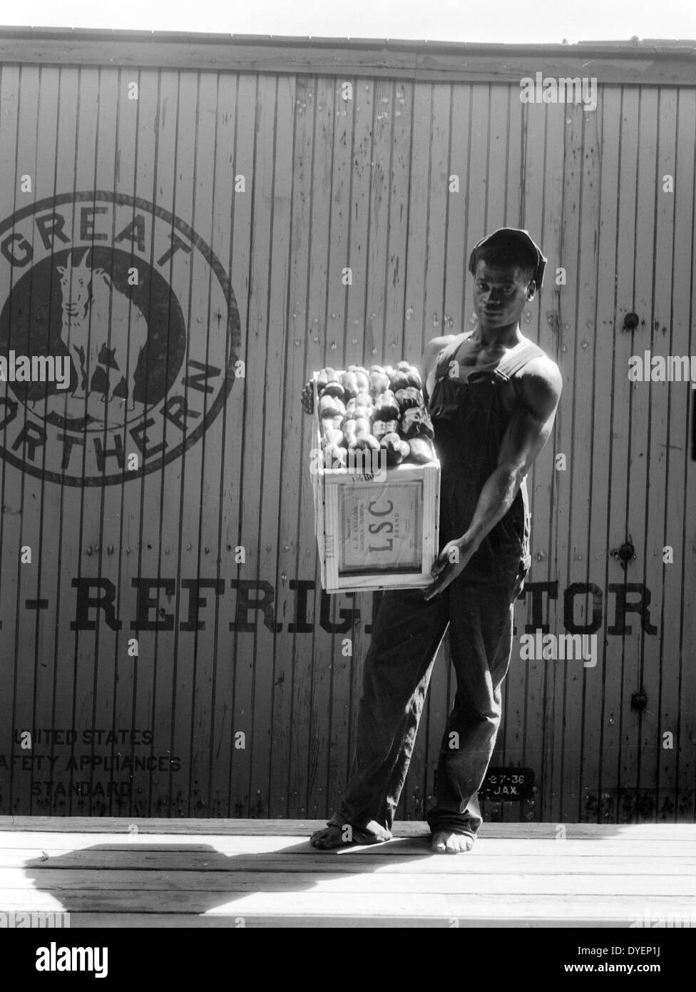 Abri de migrants travailleur. Le nord-est de la Floride par Dorothea Lange 1895-1965, en date du 19380101 Banque D'Images
