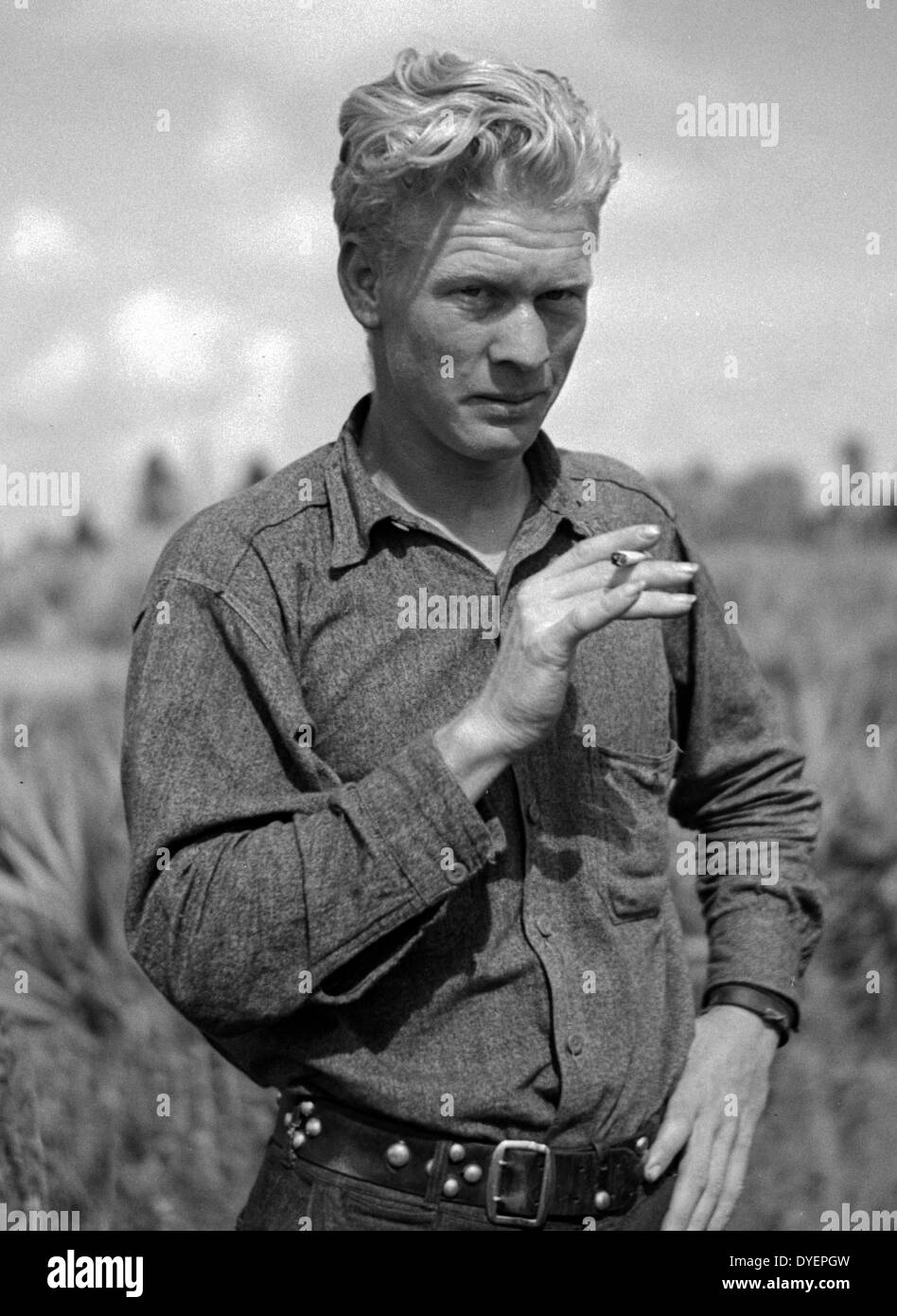 Un travailleur migrant de l'Oklahoma. Floride Deerfield, 19370101. Banque D'Images