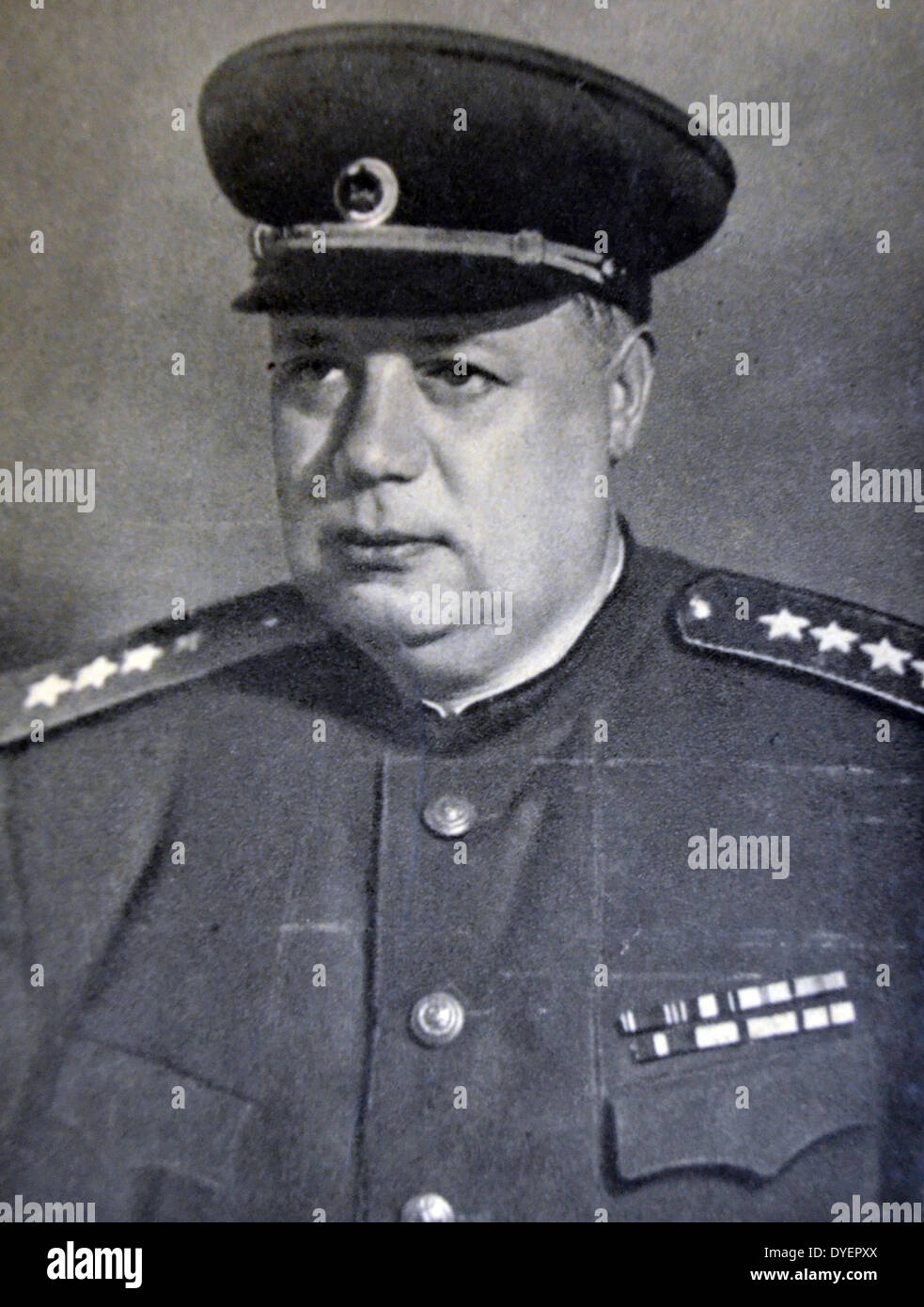 Fiodor Ivanovitch Tolbukhin , 1894 -1949. Commandant militaire soviétique. Banque D'Images