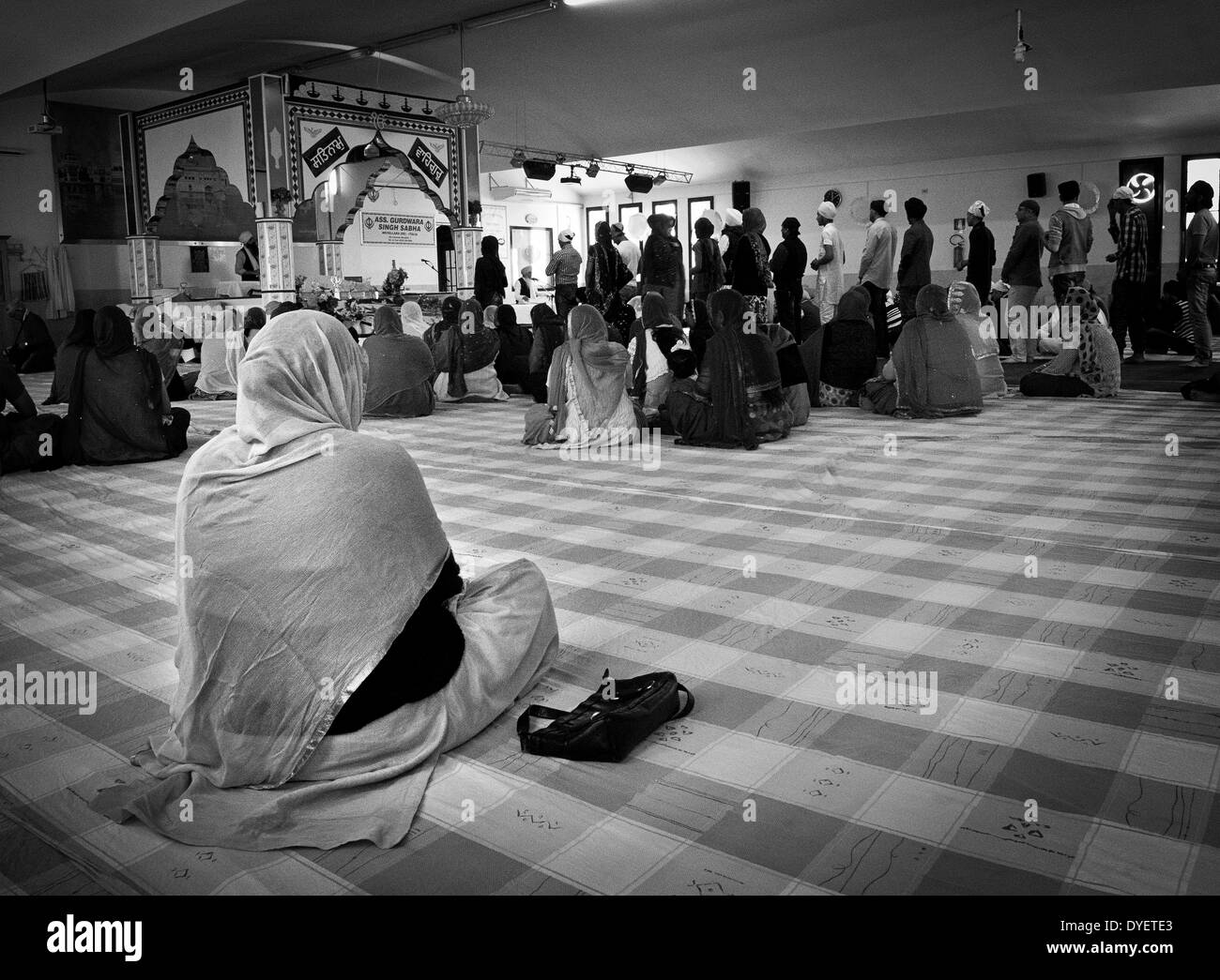 L'Italie, l'Emilie Romagne, Novellara, festival Baisakhi Banque D'Images