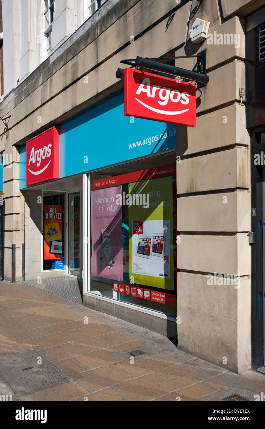 Extérieur du magasin Argos York North Yorkshire Angleterre Royaume-Uni Grande-Bretagne Banque D'Images
