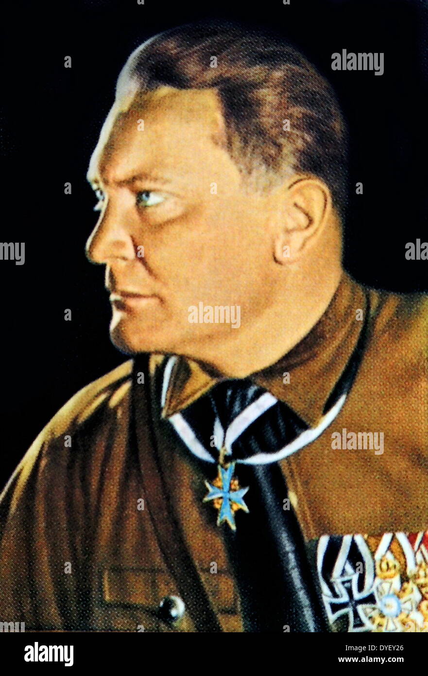 Hermann Göring, commandant en chef de la Luftwaffe, président du Reichstag, Premier Ministre de Prusse, plénipotentiaire pour la mise en Œuvre de la période de quatre ans (économique), Plan et successeur désigné de Hitler.circa 1933 Banque D'Images