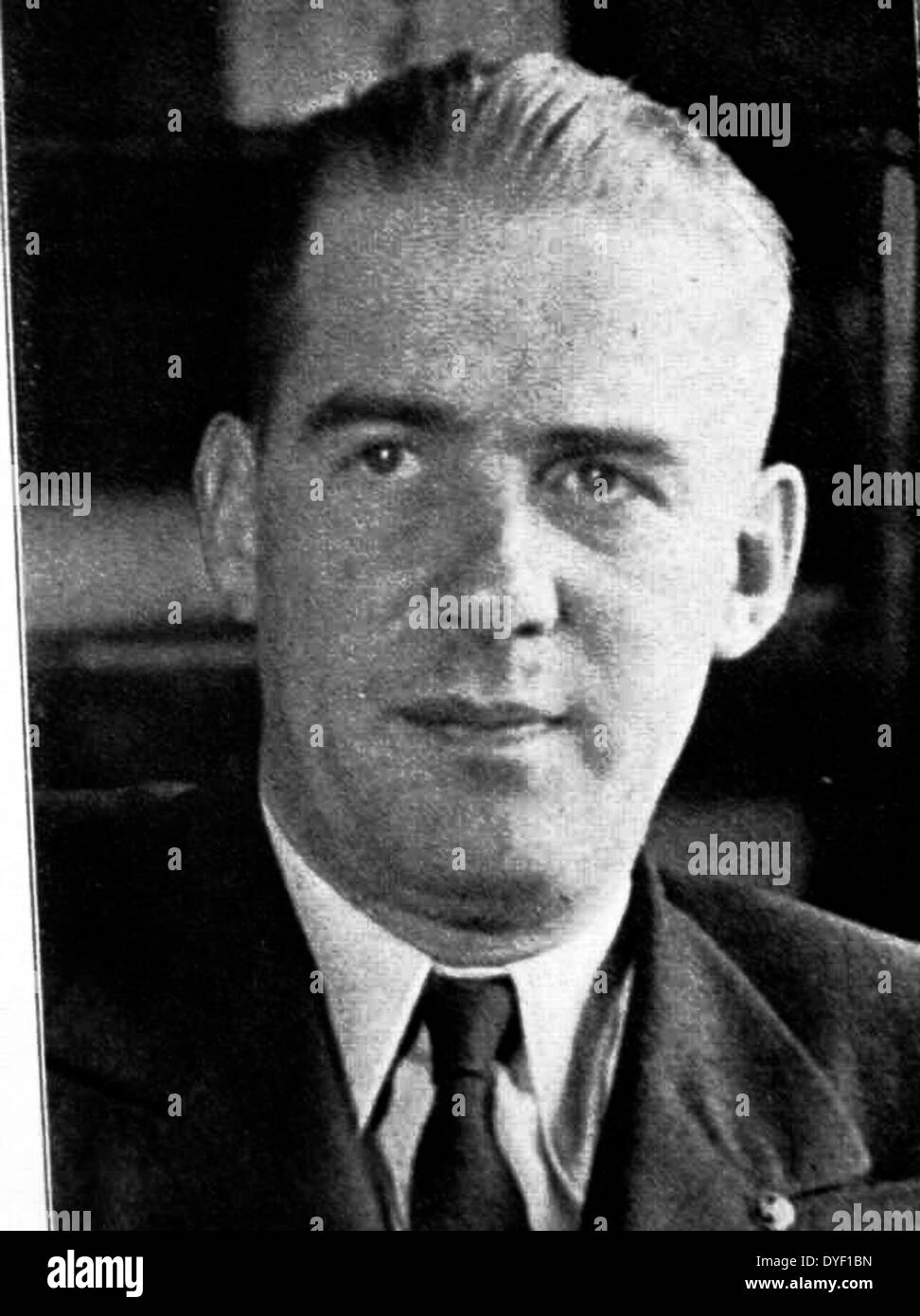 Portrait photographique de Odilo Globocnik Lotario, éminent et nazi autrichien et plus tard chef SS. L'administrateur responsable de l'opération Reinhard et associer d'Adolf Eichmann. Globocnik a joué un rôle majeur dans l'extermination des Juifs et d'autres au cours de l'Holocauste. A vécu entre le 21 avril 1904-31 mai 1945. Banque D'Images
