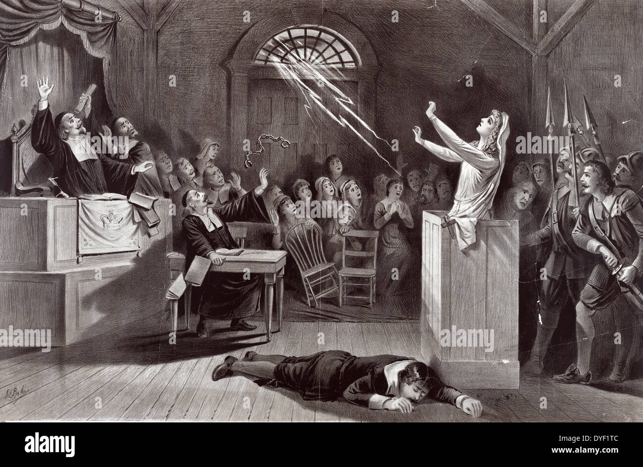 La sorcière no 1 par Joseph Baker, environ 1837-1914, l'artiste 1892 Banque D'Images