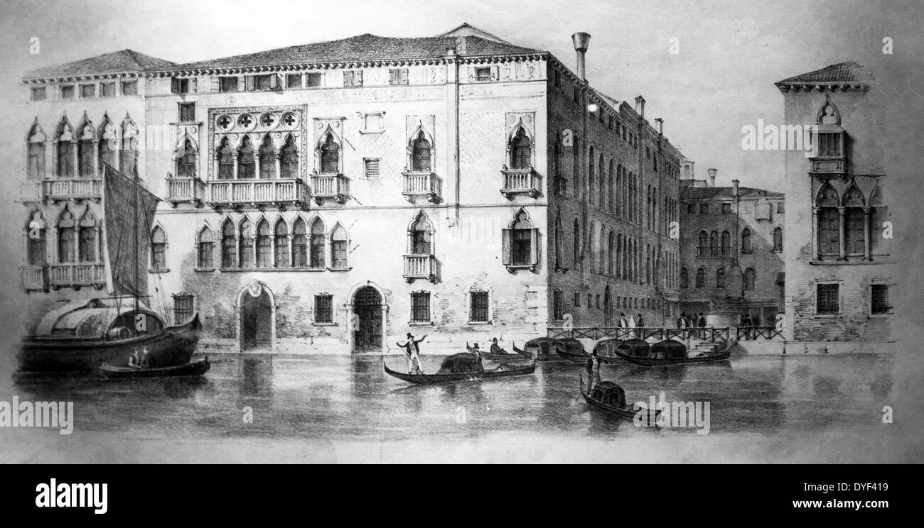 Illustration de l'Palazzo Dolgin-Manin. Banque D'Images