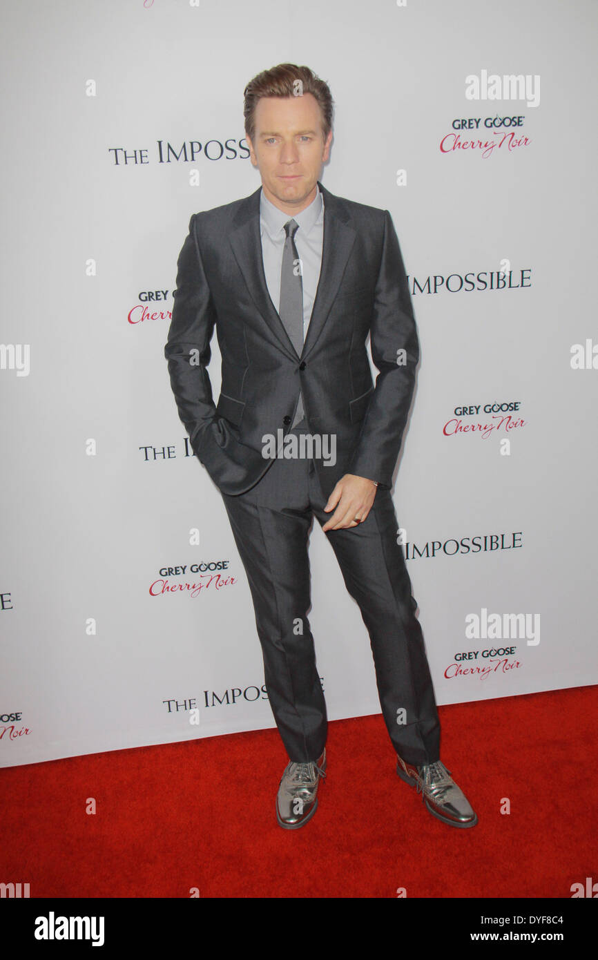 Los Angeles Premiere de l'Impossible présenté par la vodka Grey Goose à l'ArcLight CinemasFeaturing : Ewan McGregor Où : Los Angeles California USAWhen : 10 déc 2012 Banque D'Images