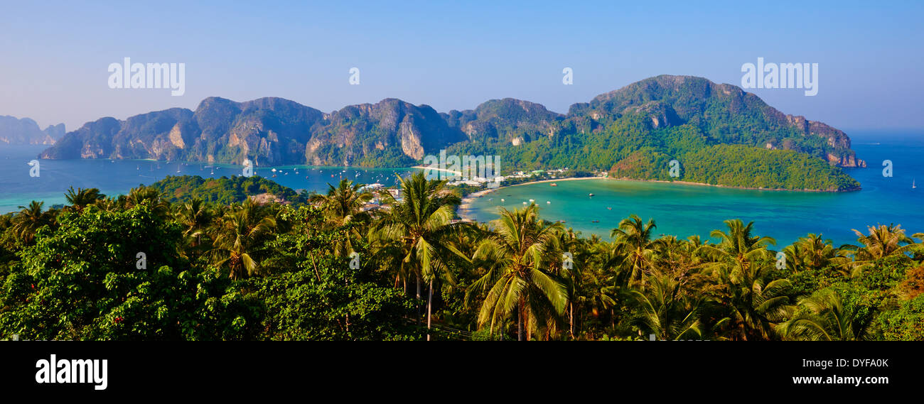 La Thaïlande, la province de Krabi, Ko Phi Phi Don island Banque D'Images