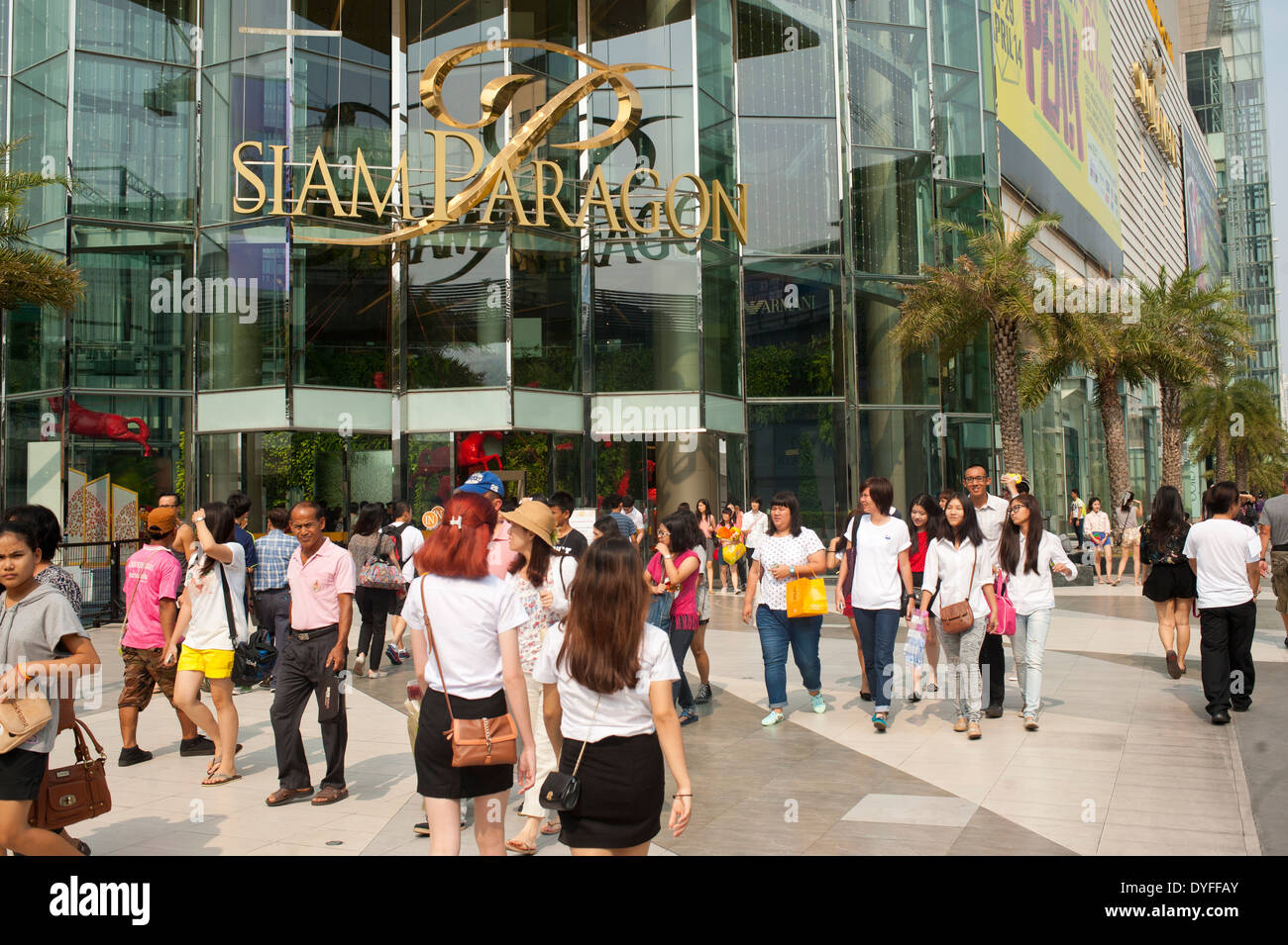 Bangkok Thailande - centre commercial Siam Center Banque D'Images