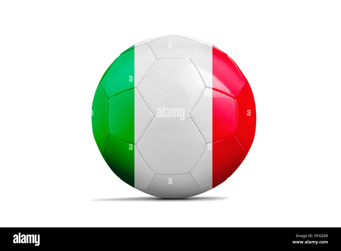 Des ballons de foot avec des équipes de football Brésil drapeaux, 2014. Groupe D, Italie Banque D'Images