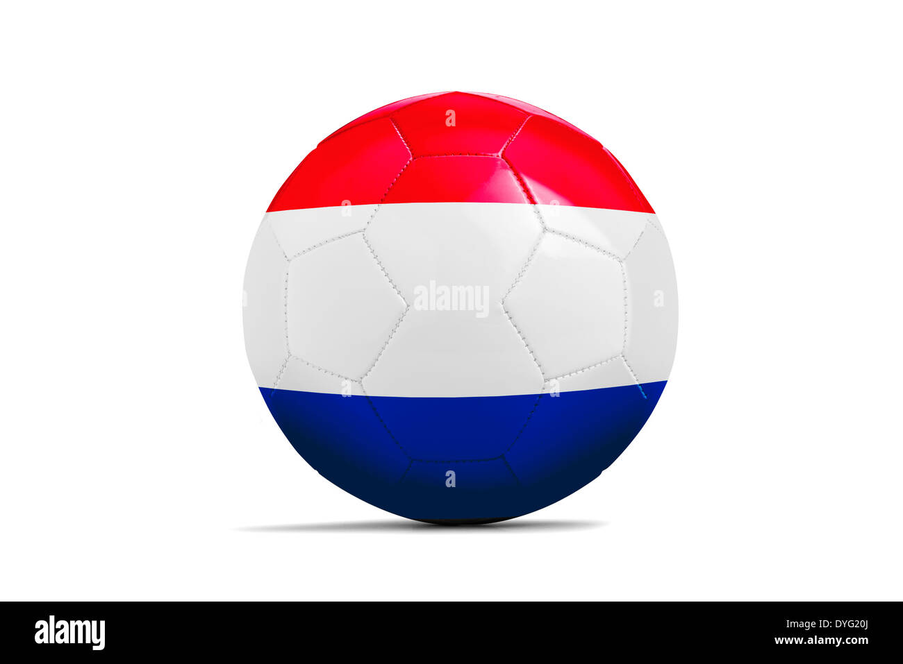 Des ballons de foot avec des équipes de football Brésil drapeaux, 2014. Groupe B, Pays-Bas Banque D'Images
