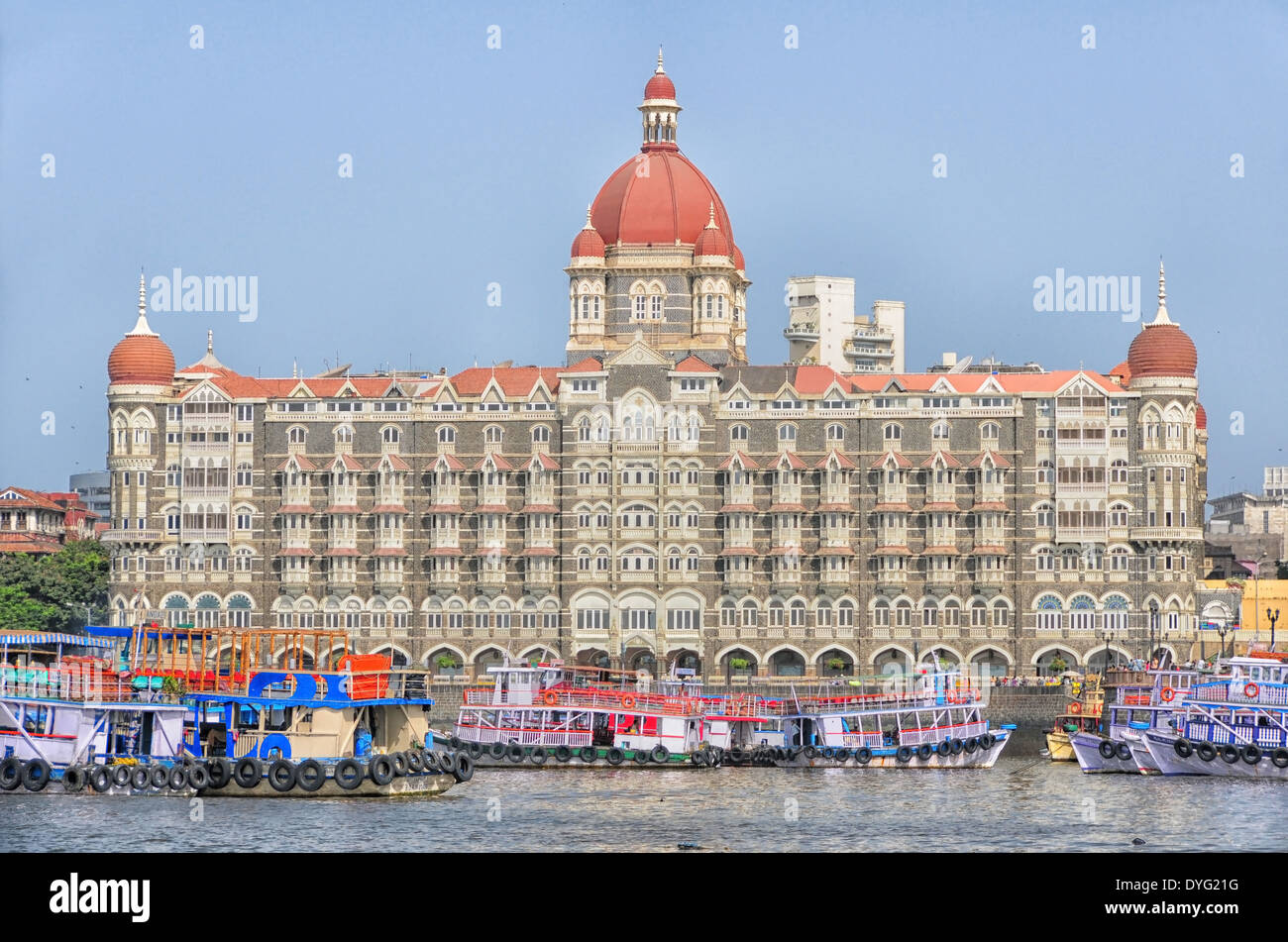 Hôtel Taj Mahal Palace à Mumbai, Inde Banque D'Images