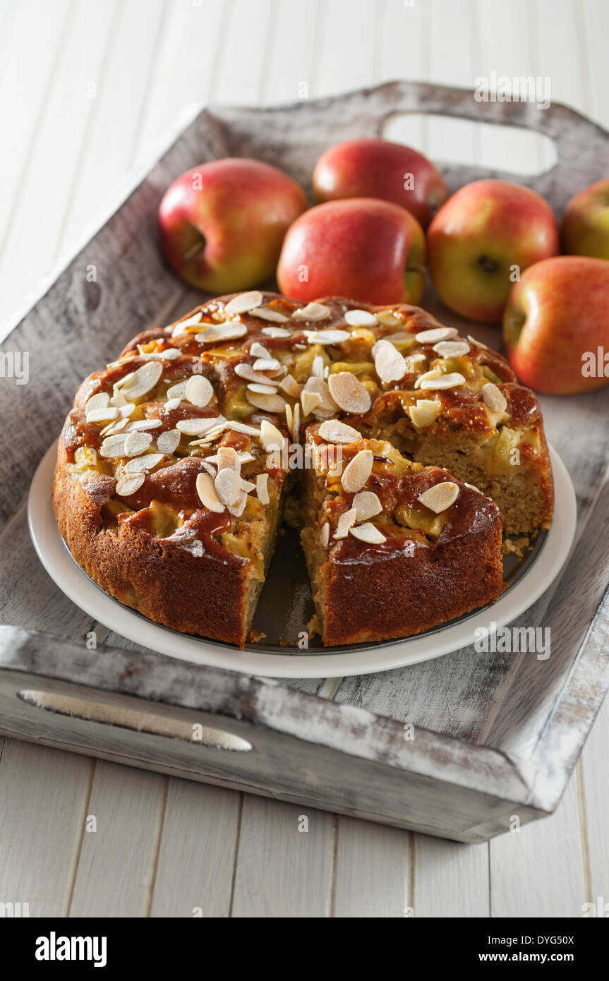 Gâteau aux pommes suédois Banque D'Images