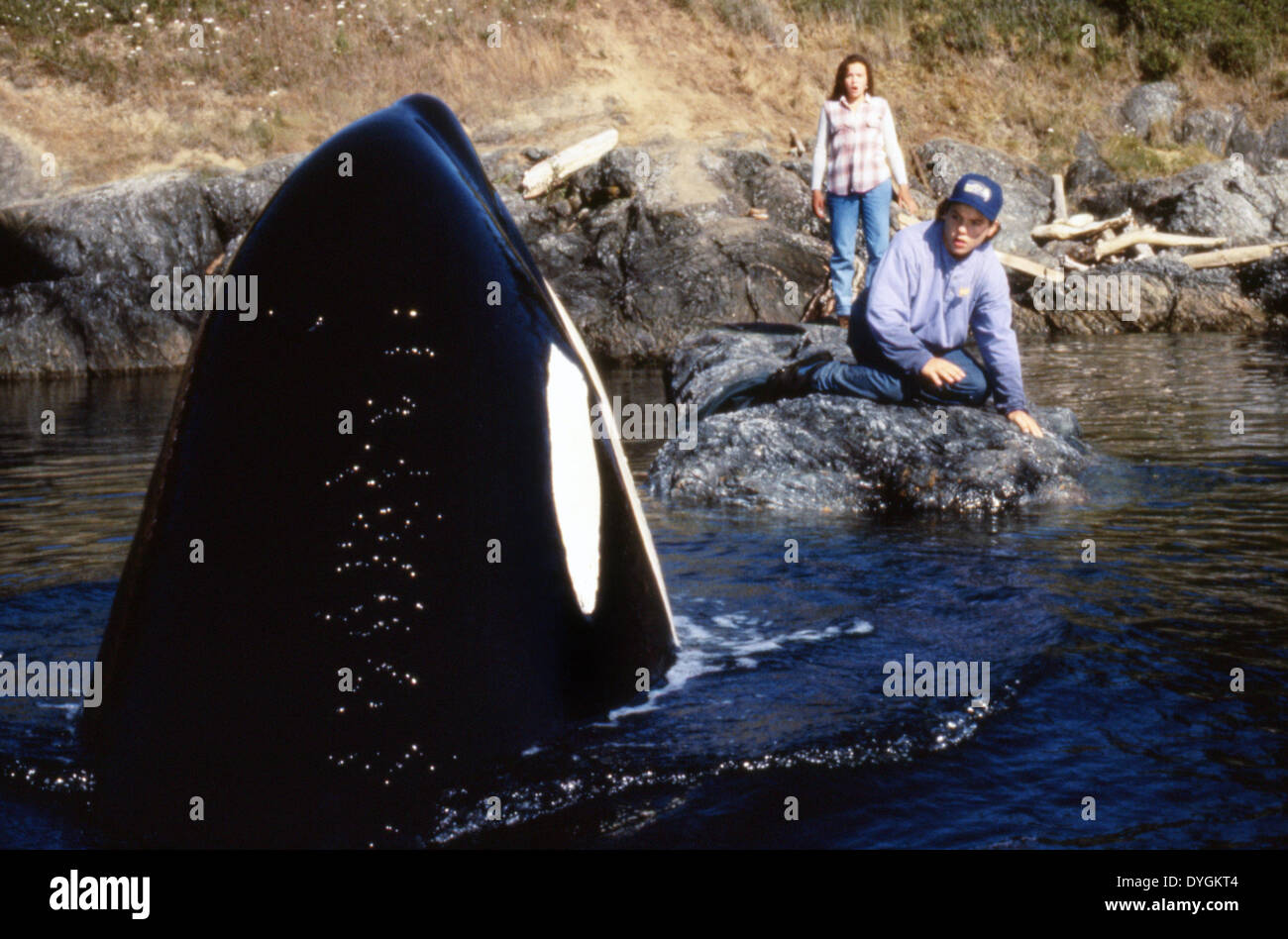 FREE WILLY 2 : L'AVENTURE HOME (1995) MARY KATE SCHELLHARDT JASON JAMES RICHTER DWIGHT LITTLE (DIR) FWY2 003 MOVIESTORE Banque D'Images