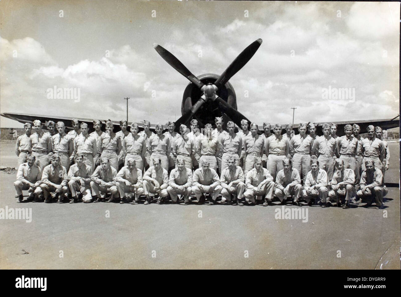 La collection Theodore Hall comprend des images du P-47 Thunderbolt, un avion clé utilisé par les forces alliées pendant la seconde Guerre mondiale, avec le moteur Pratt & Whitney R-2800. Banque D'Images