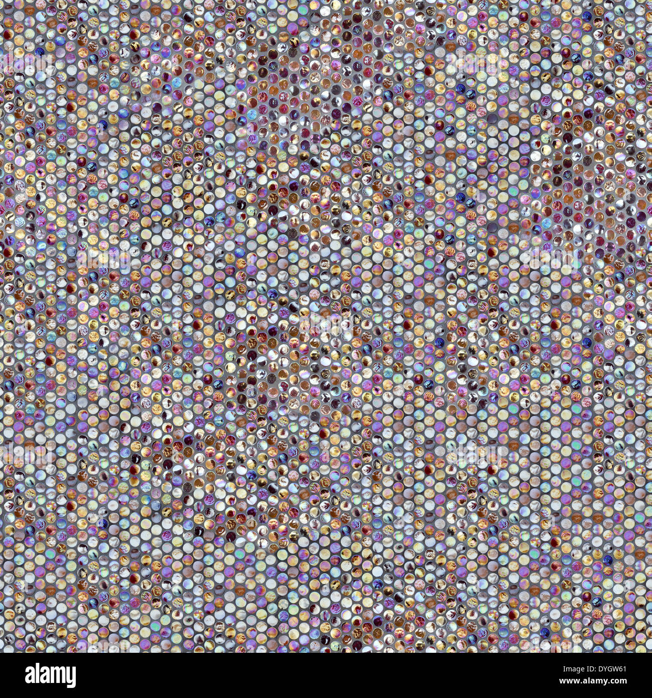 Lot De 420 Perles En Verre Vintage Multicolores - Inde AnnÃ©es 80 - Forme Ronde
