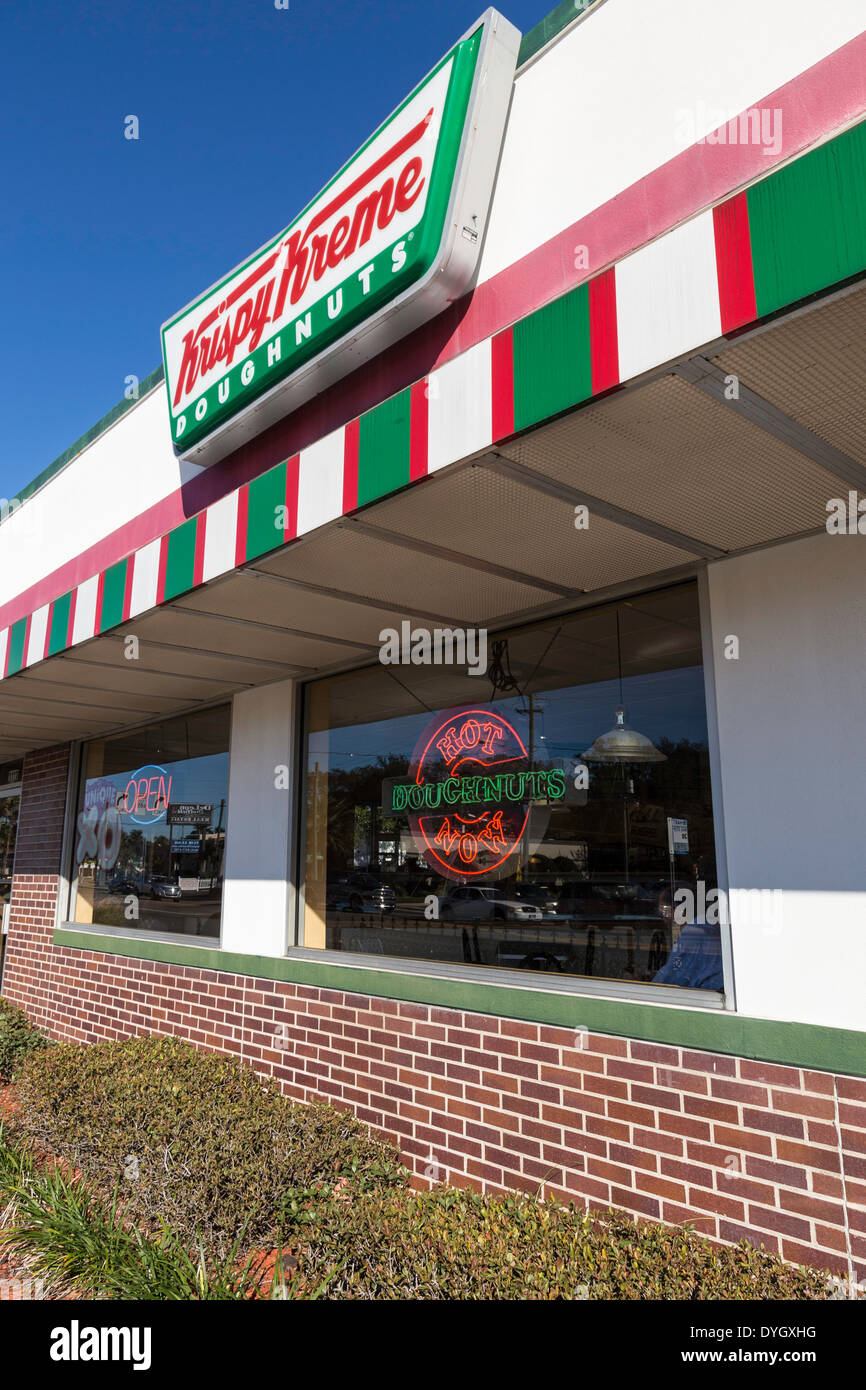 Krispy Kreme Shop, Tampa, FL, USA Banque D'Images