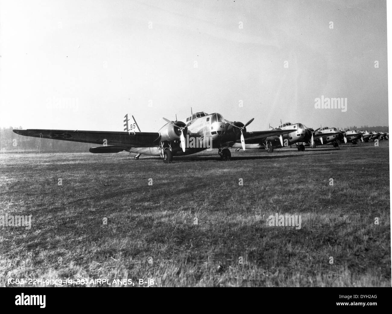 Douglas B-18 19e Groupe de bombardement Banque D'Images