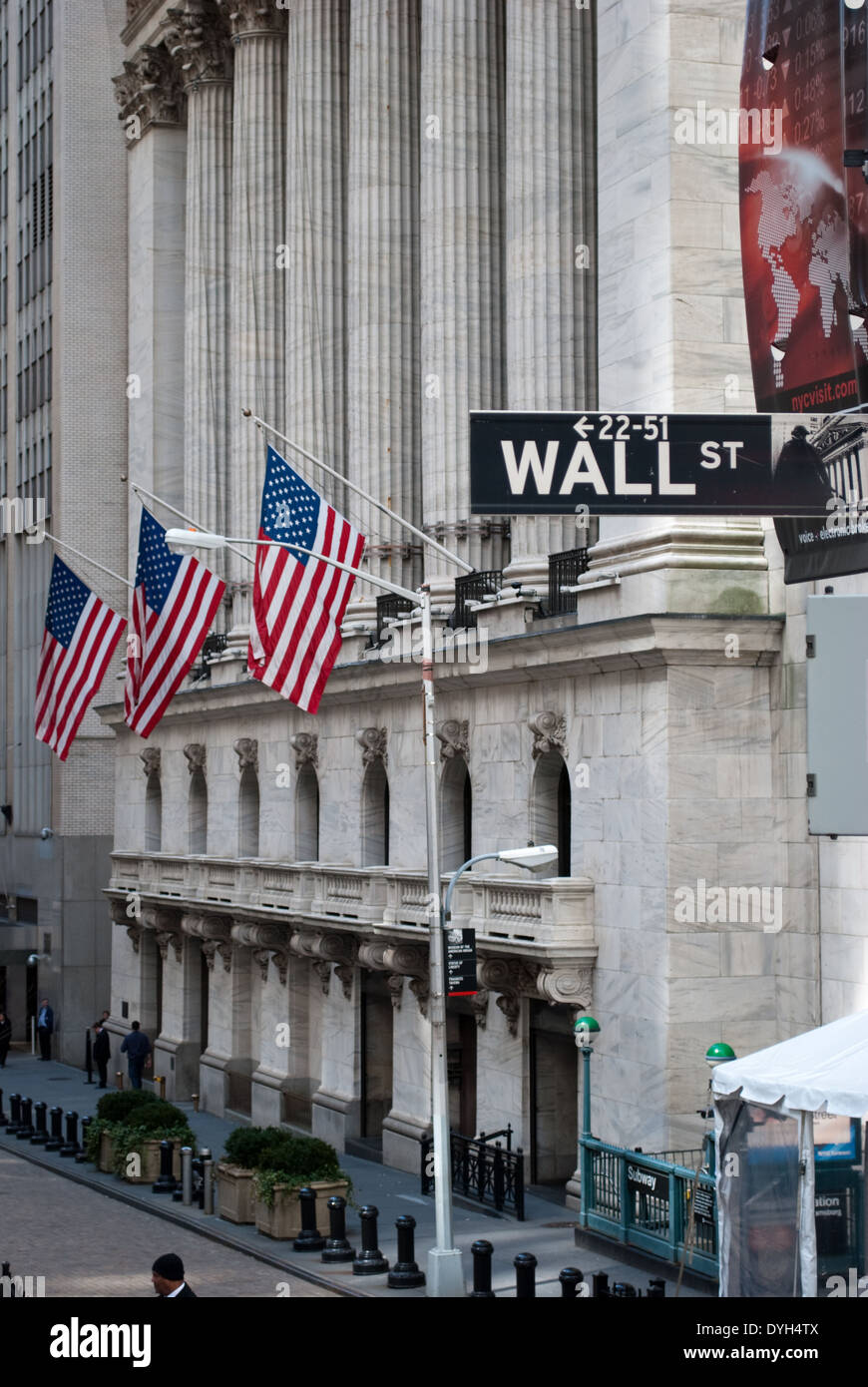 Wall street Banque D'Images