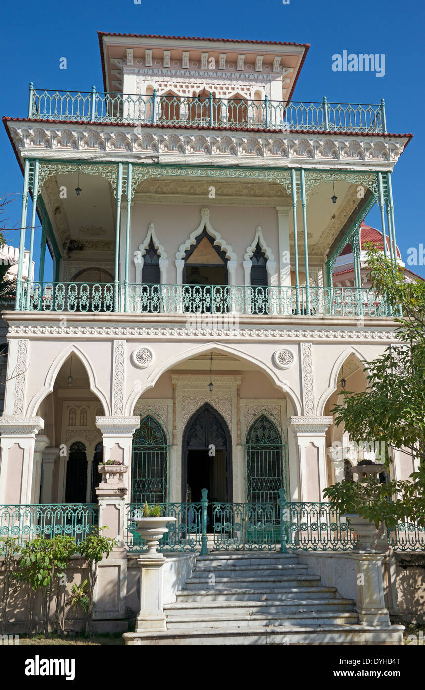 Palacio de Valle Punta Gorda et Cienfuegos Cuba Banque D'Images