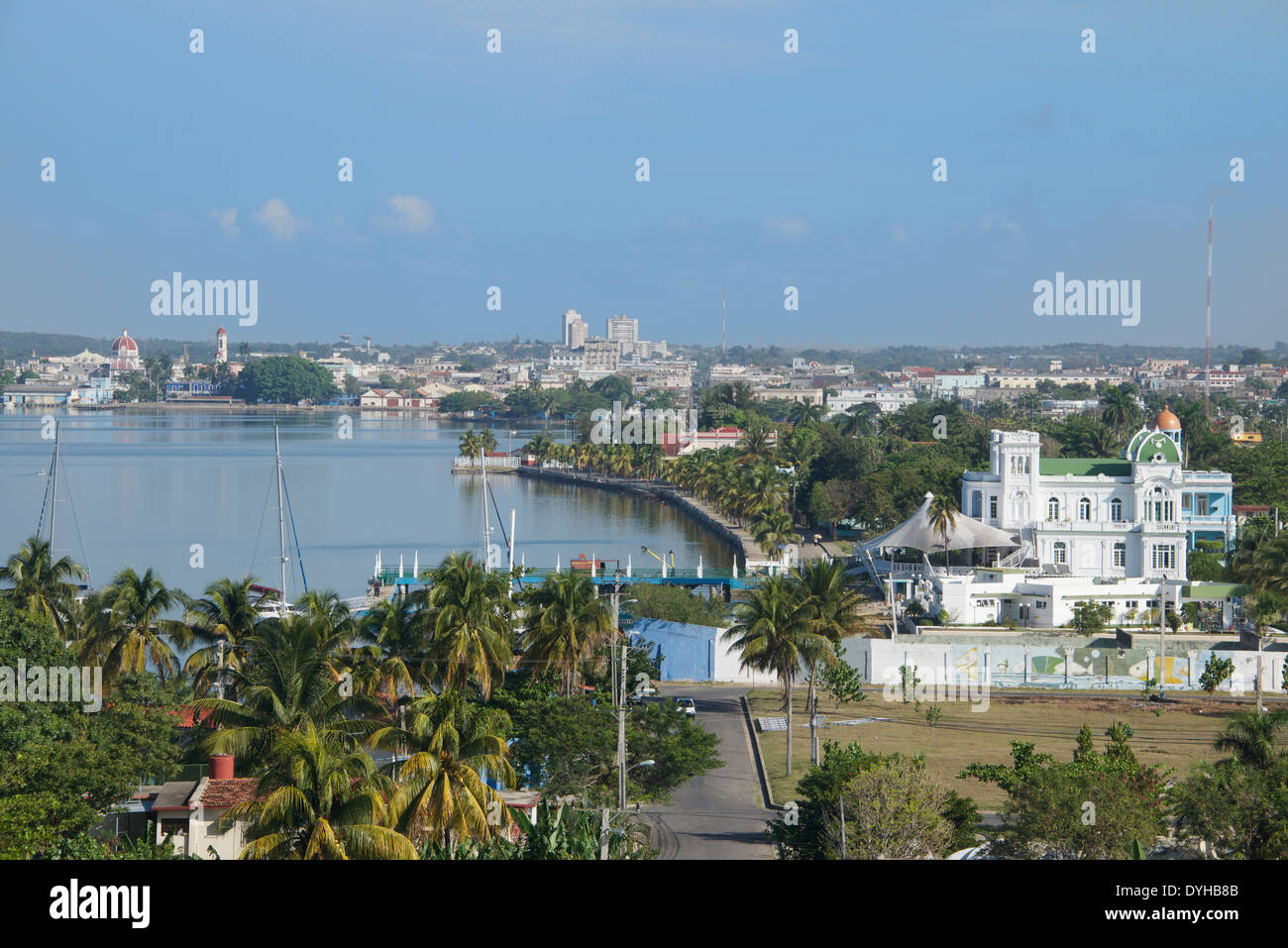 Vue panoramique Punta Gorda et Cienfuegos Cuba Banque D'Images