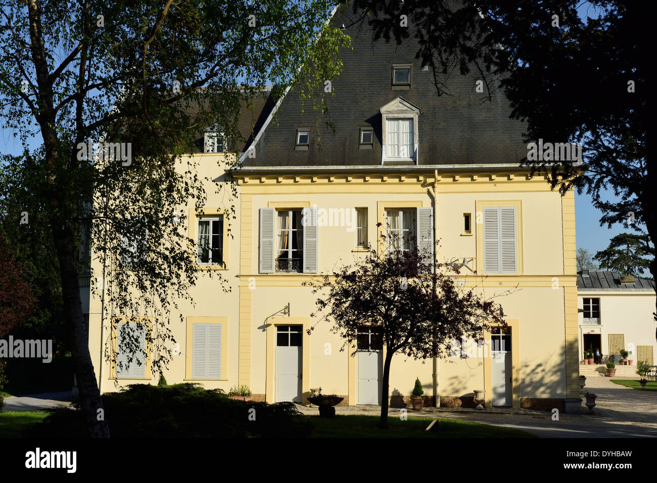 Un magnifique châteaux français Banque D'Images