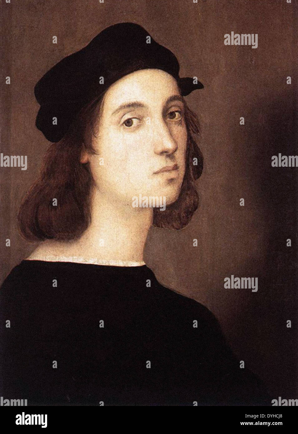Raphael Self Portrait Banque D'Images