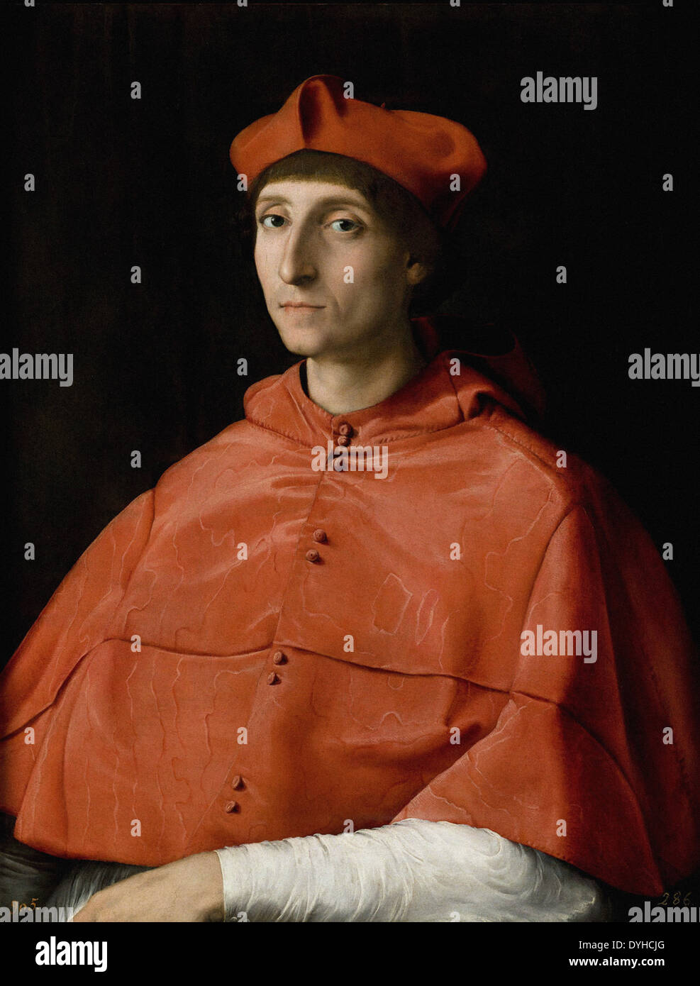 Raphael Portrait d'un Cardinal Banque D'Images