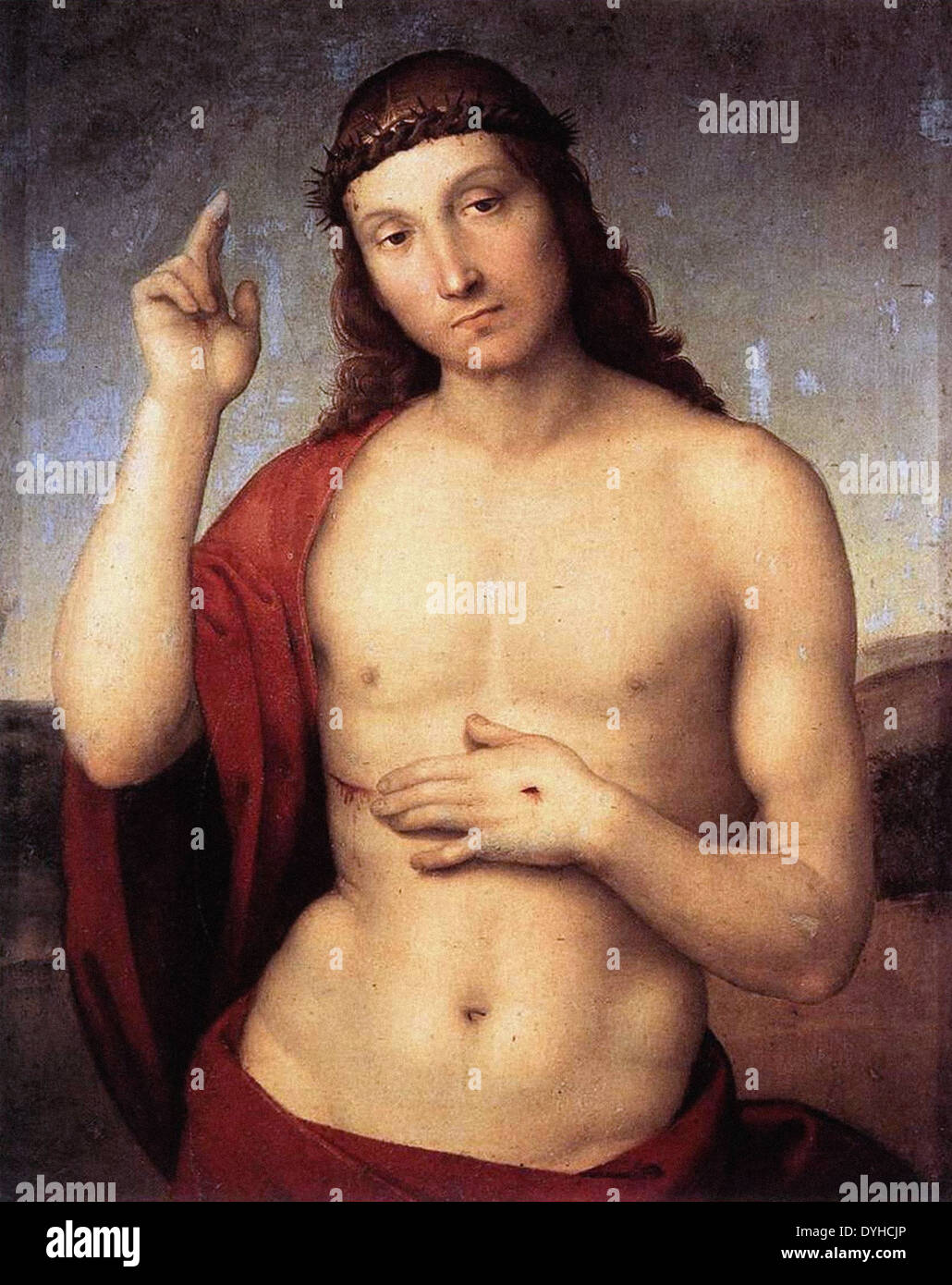 Raphael le Christ bénissant Banque D'Images