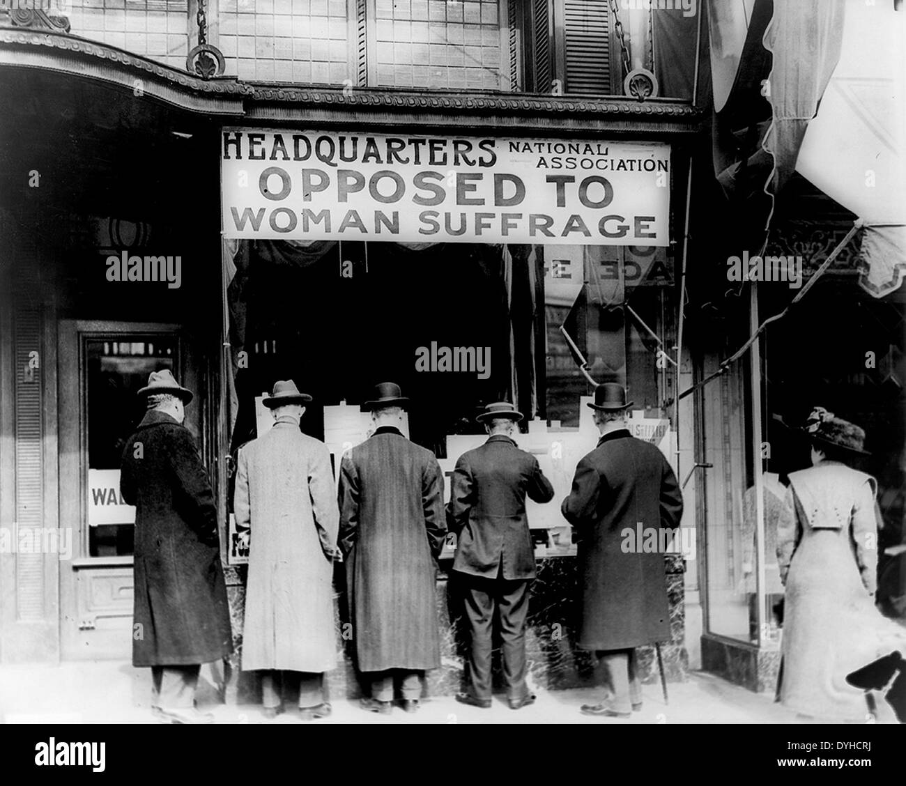 L'ASSOCIATION NATIONALE CONTRE LE SUFFRAGE FEMME bureau à New York vers 1911 Banque D'Images