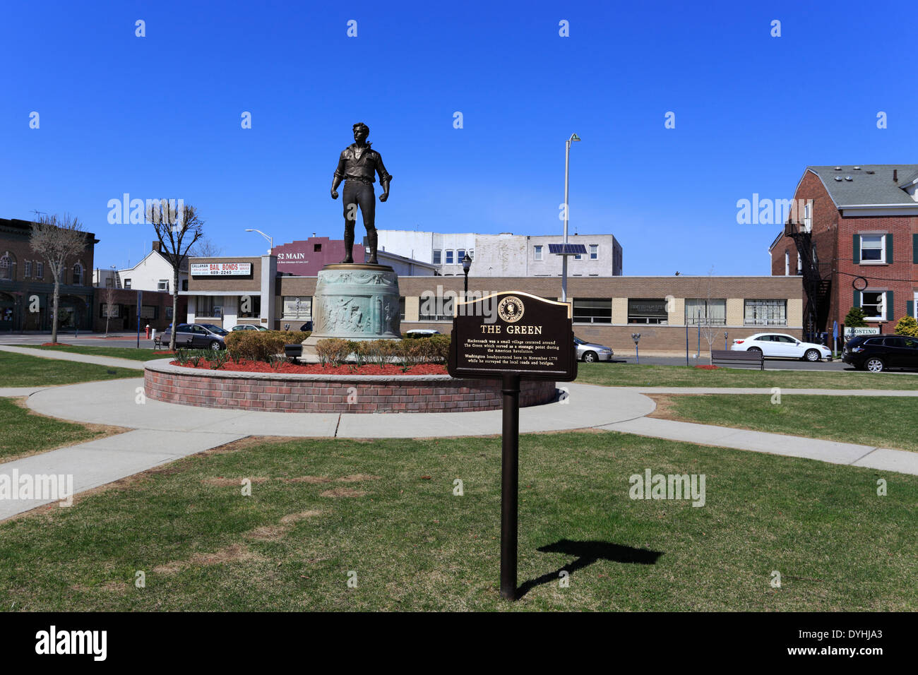 Village Green Hackensack New Jersey Banque D'Images