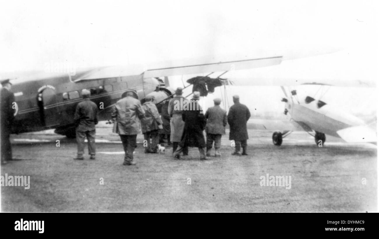 William ''Bill'' Photo Collection Wheatley les avions commerciaux à Buffalo Banque D'Images