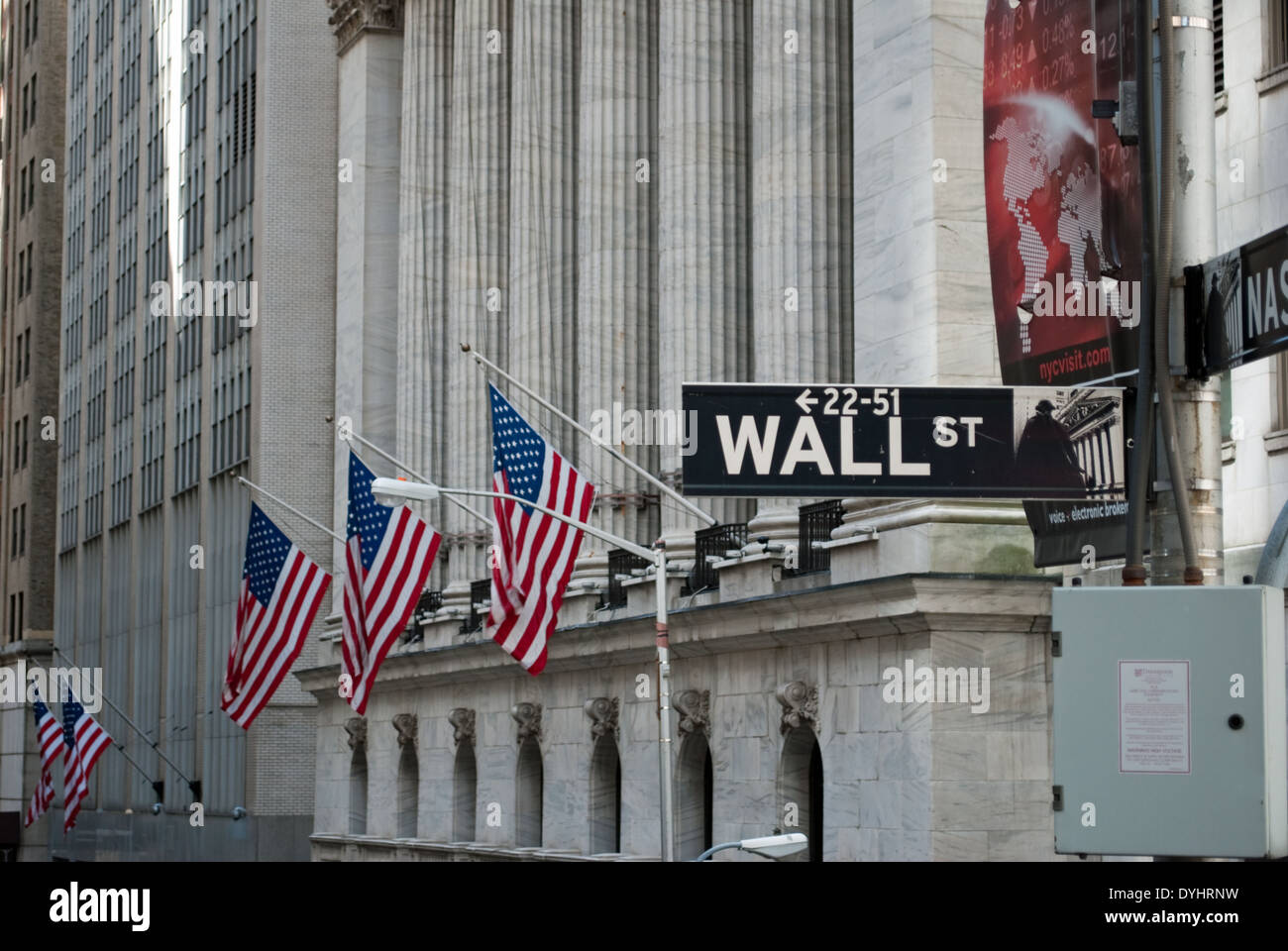 Wall street Banque D'Images