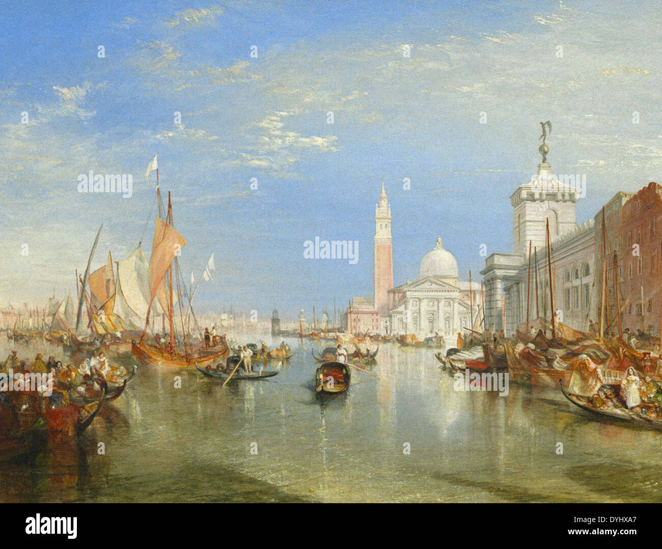 Joseph Mallord William Turner Venice, La Dogana et San Giorgio Maggiore Banque D'Images