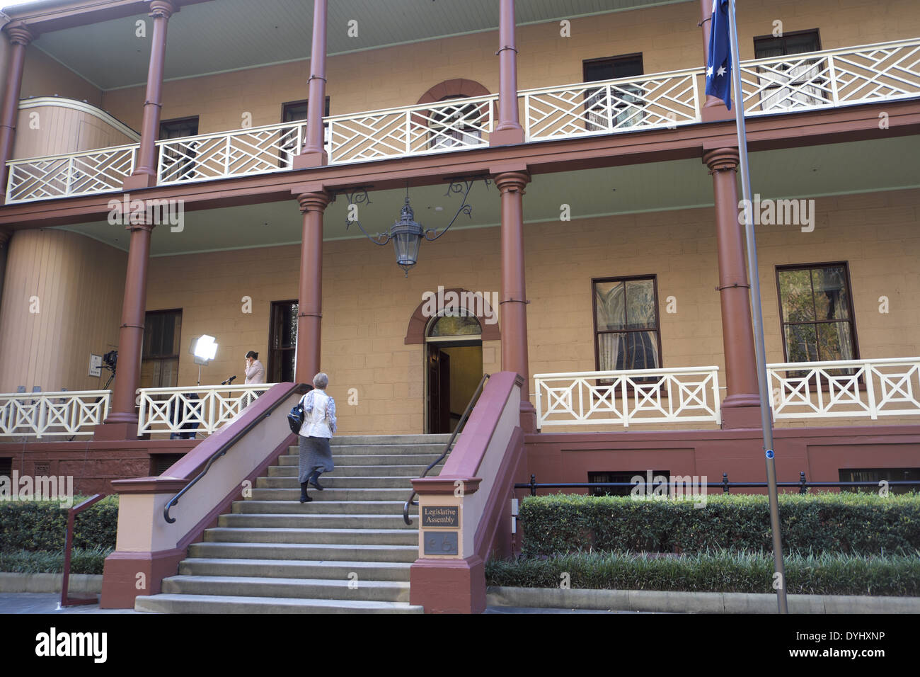 , Parlement de Macquarie street, sydney Banque D'Images